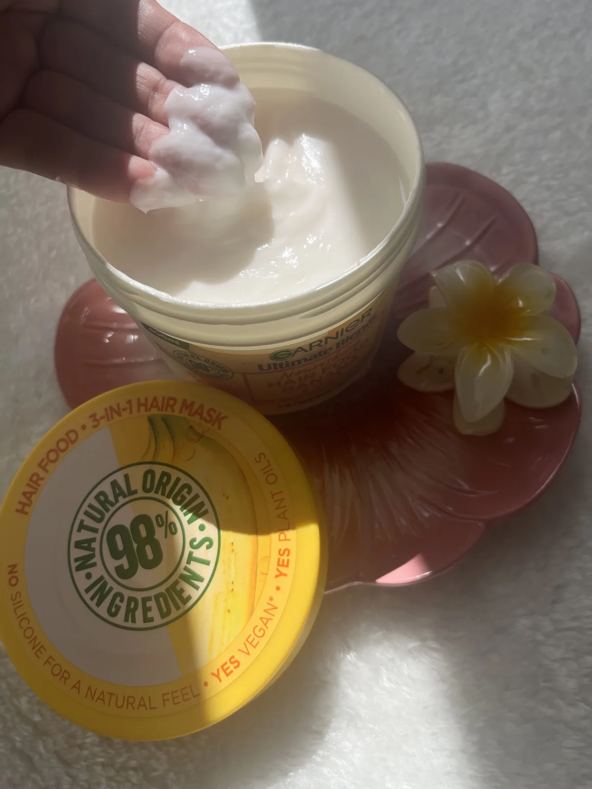 Garnier Fructis Hairfood Banana - Masker 390ML - review image