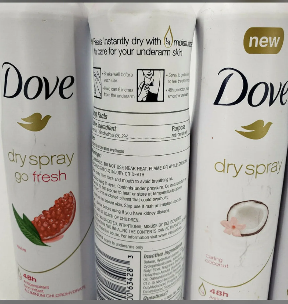 6x Dove Deospray Go Fresh Pomegranate 150 ml - review image