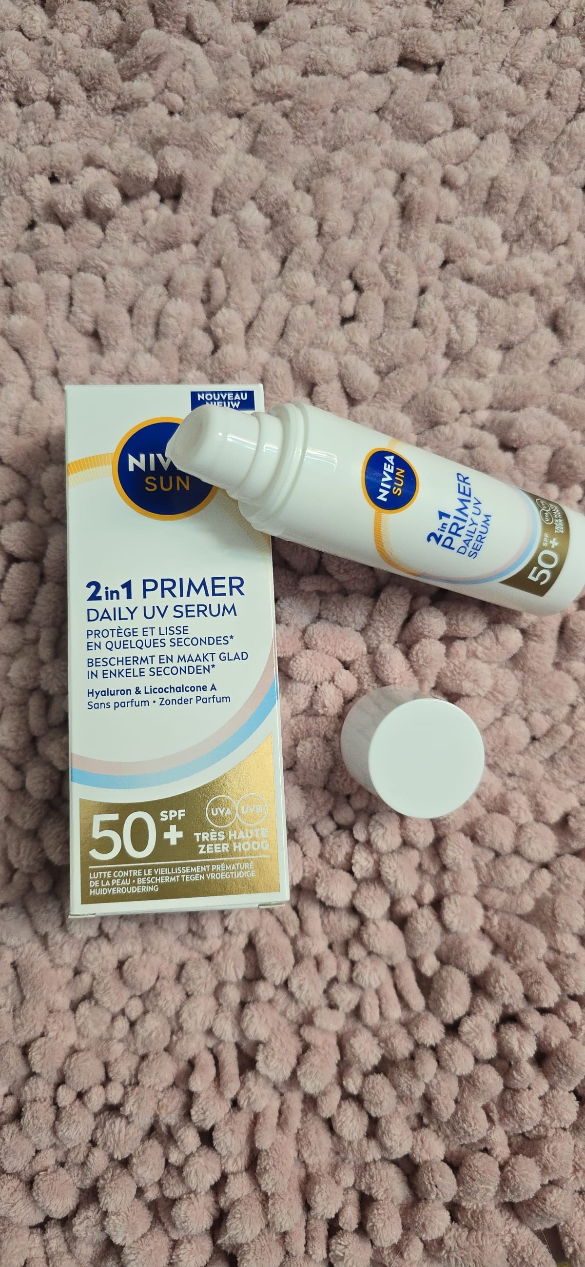 NIVEA SUN UV Face 2in1 Primer Serum SPF50+ - review image