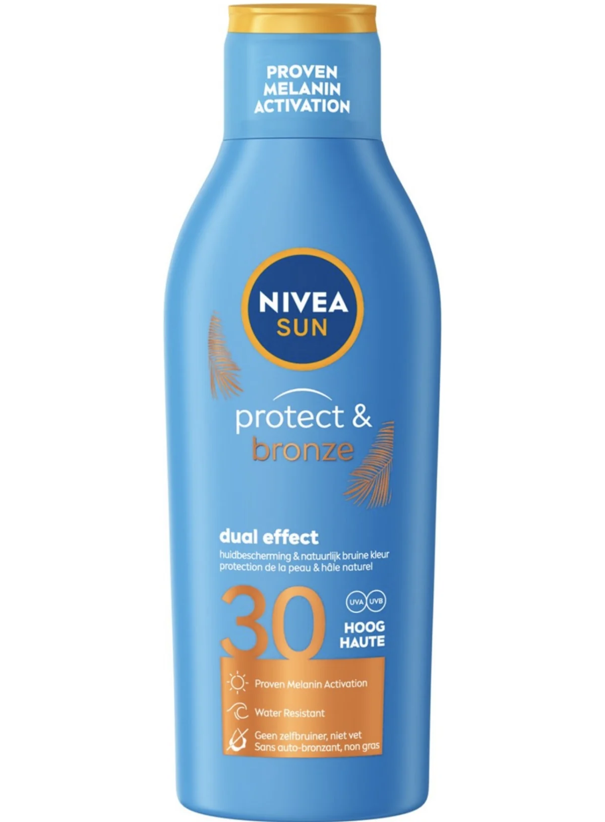 NIVEA SUN Protect & Bronze Zonnemelk - SPF 30 - Zonnebrand Melk - Met pro-melanine extract - Beschermt en ondersteunt een bruine kleur - 200 ml - review image