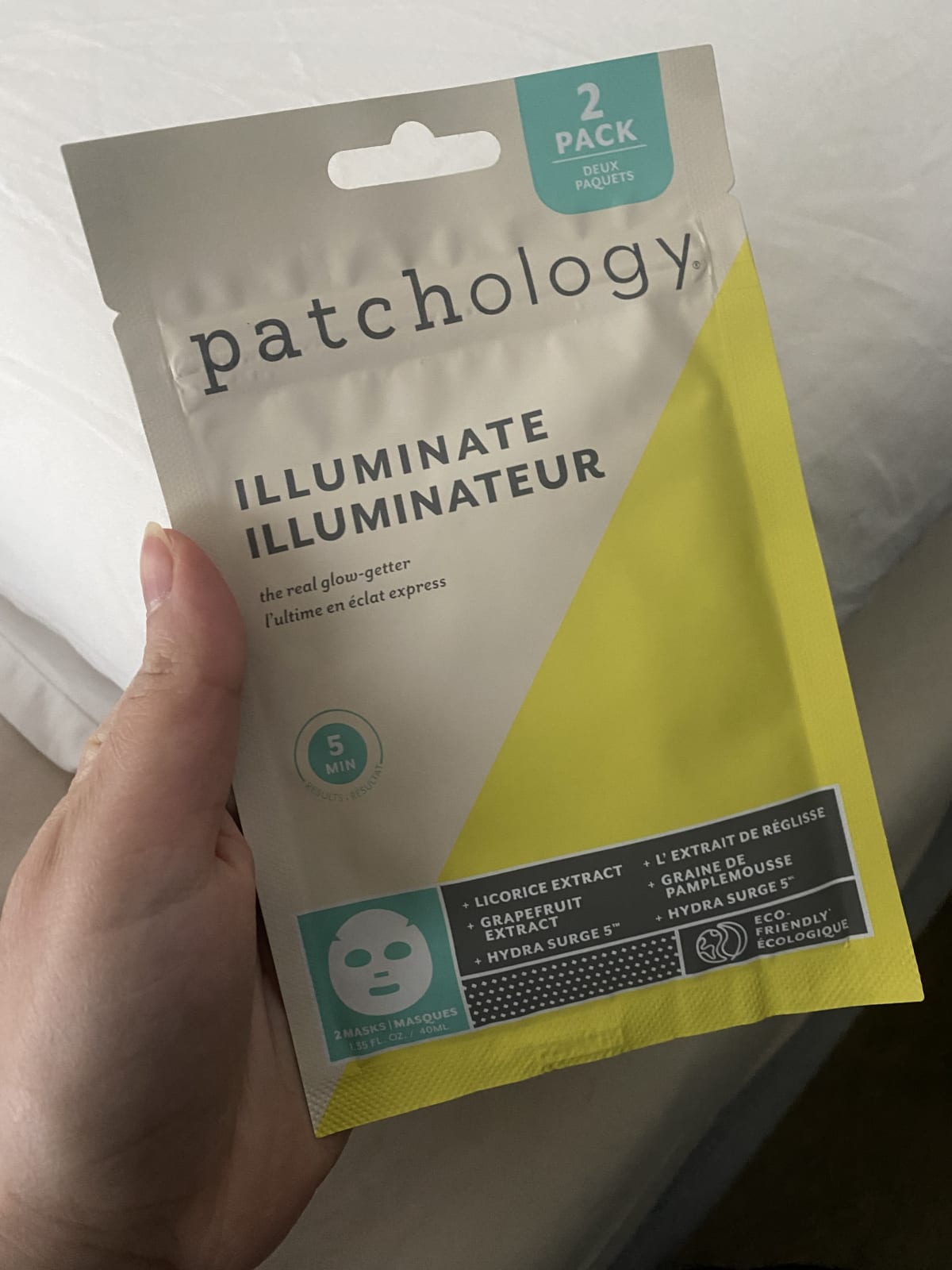 Patchology Illuminate 2 Pack Sheet Mask Duo - review image