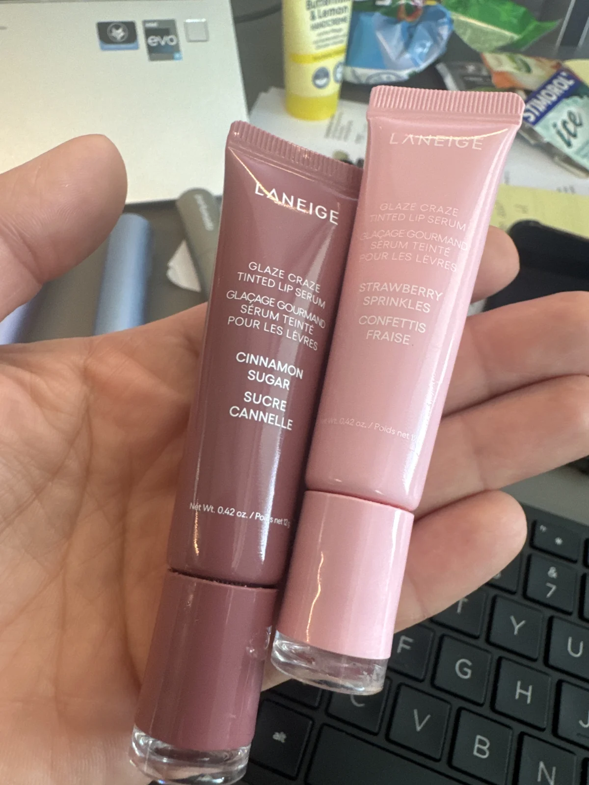 LANEIGE Lip Glowy Balm 10g Berry - review image