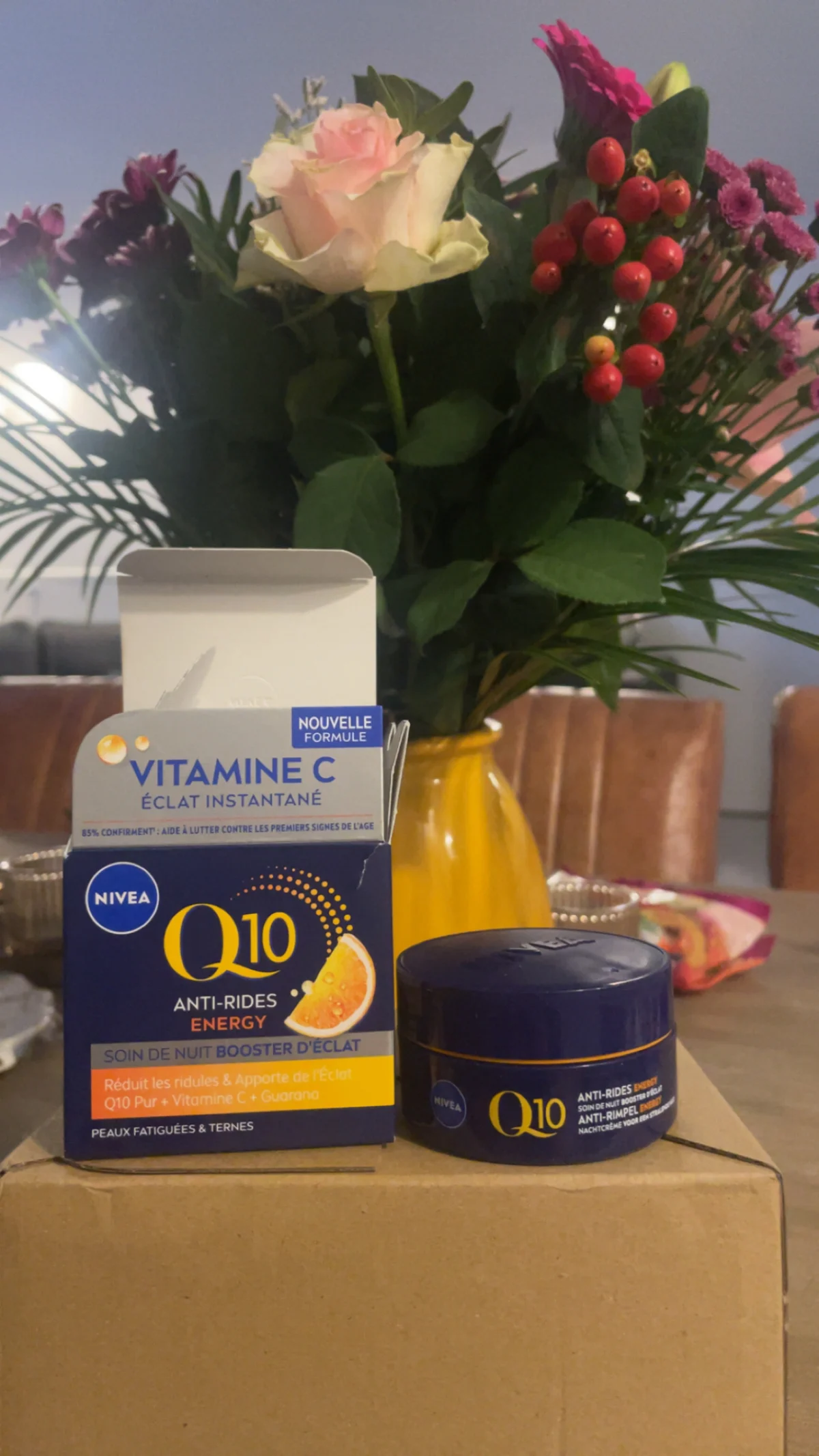 NIVEA Q10 Energy Recharging Night Care - Nachtcrème - Alle huidtypen - Met Q10, vitamine C en Vitamine E - 50 ml - review image