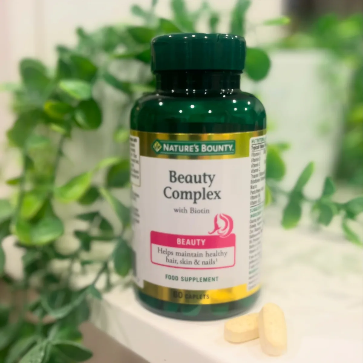 Vitamine B7 Nature's Bounty Beauty Complex Biotine 60 Stuks - review image