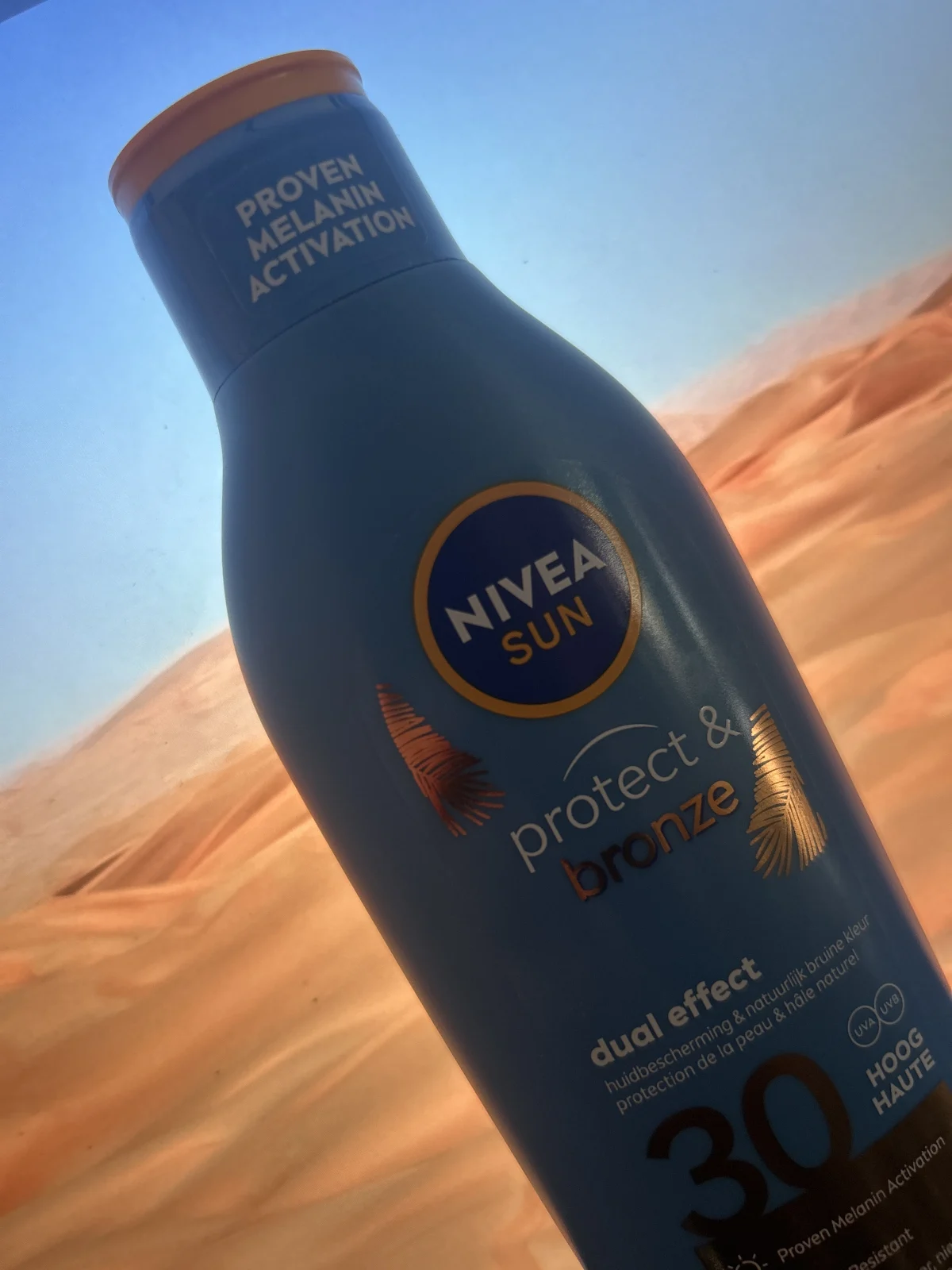 NIVEA Sun Protect & Bronze natuurlijke bruiningslotion SPF30 200ml - review image