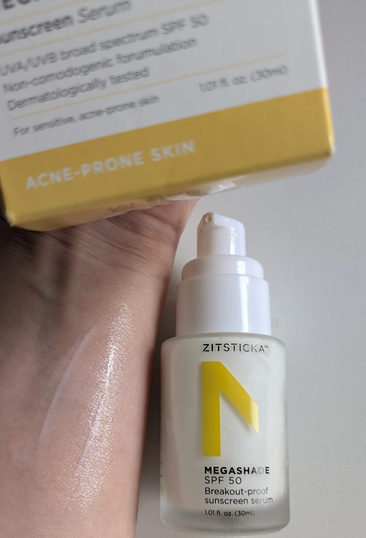 Megashade SPF 50 serum - review image