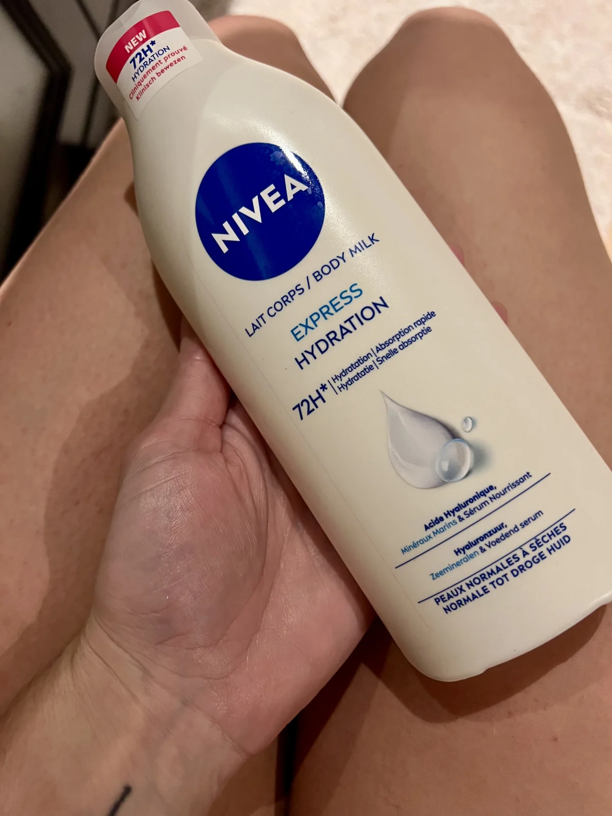 Nivea Bodylotion – Express 400 ml - Met hydraterend 48H serum - review image