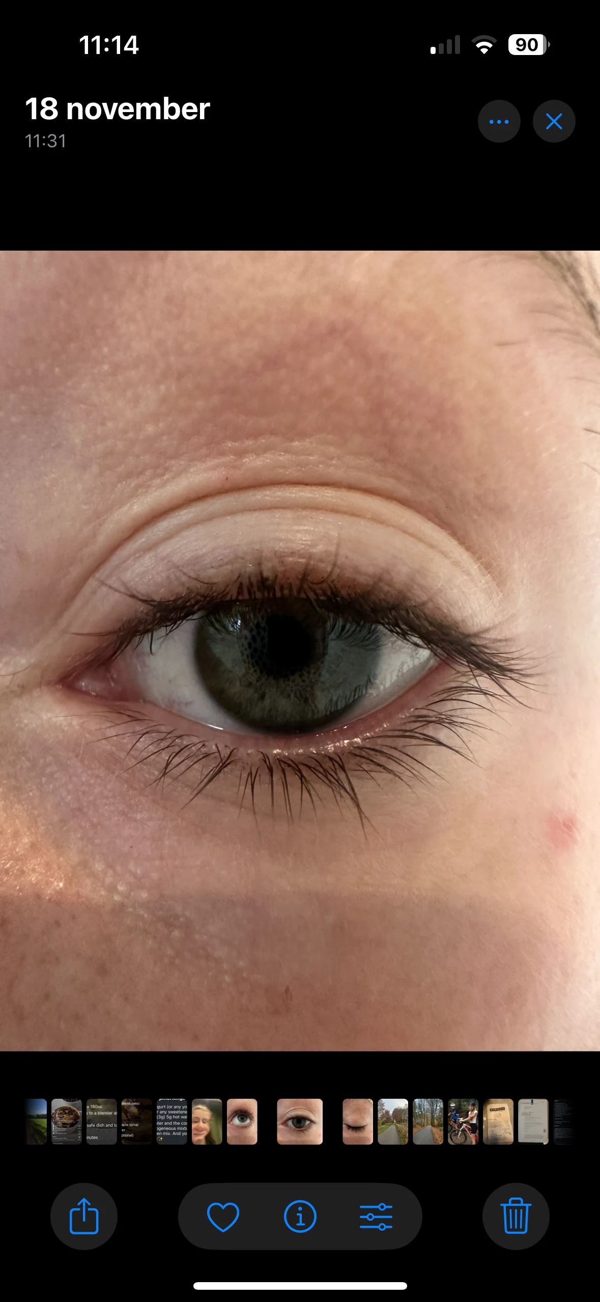 Super Lash Eyelash Serum - before review image