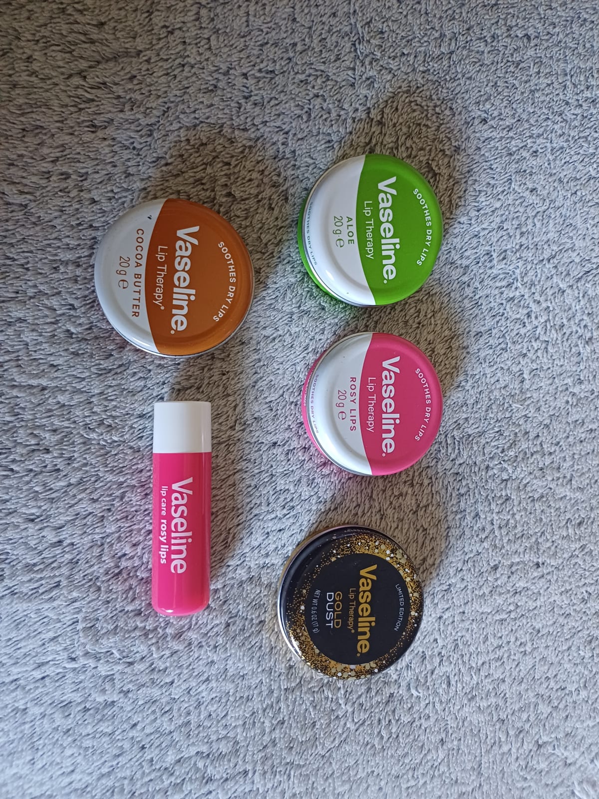 Vaseline lip therapy - 3 delig - Rosy lips, Aloe vera en Original - review image