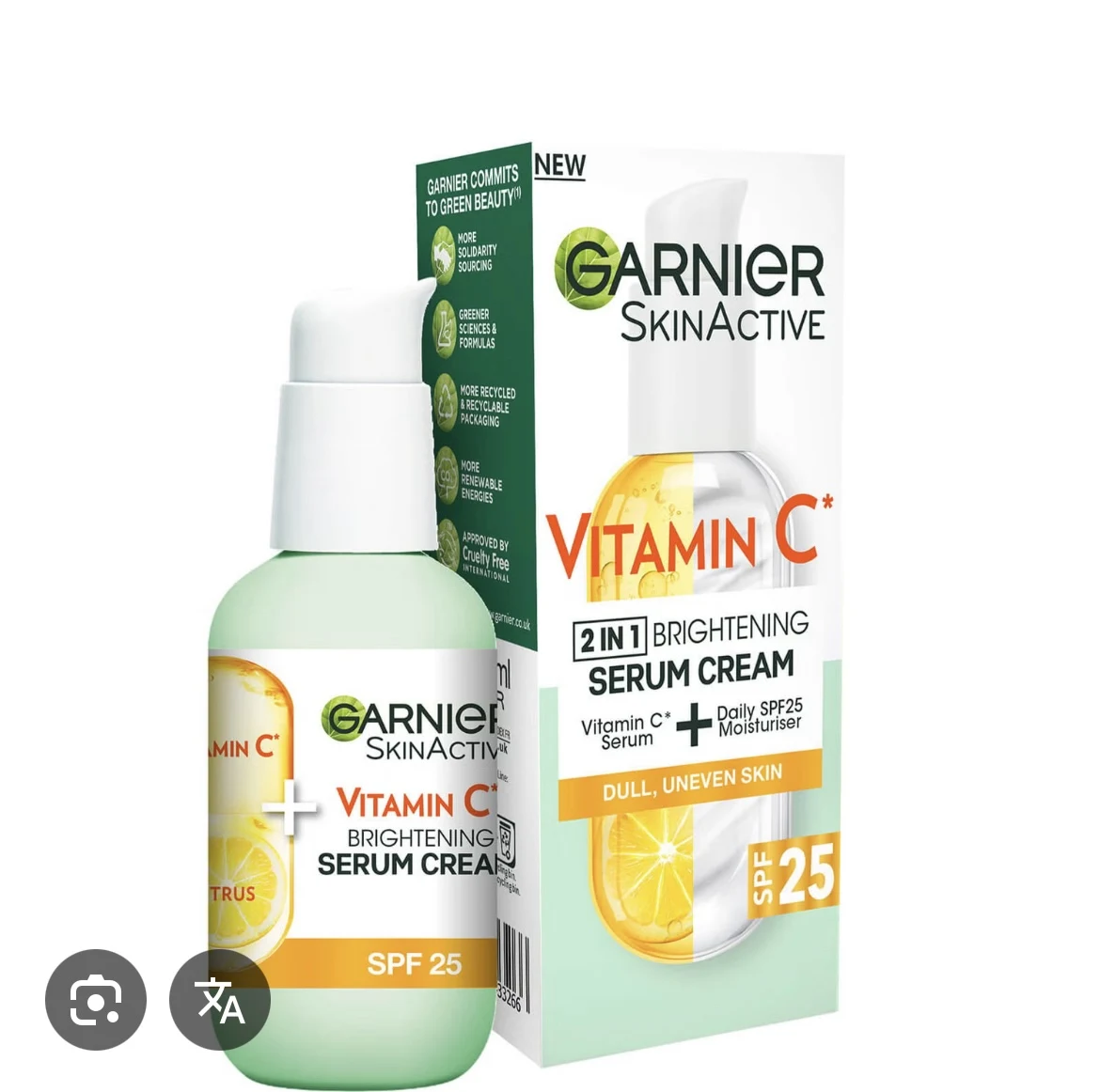 Garnier SkinActive Serum Cream met Vitamine C* en SPF25 - 50ml - review image