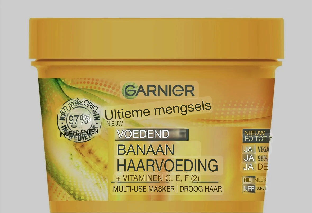 Garnier Fructis Hairfood Banana - Masker 390ML - review image