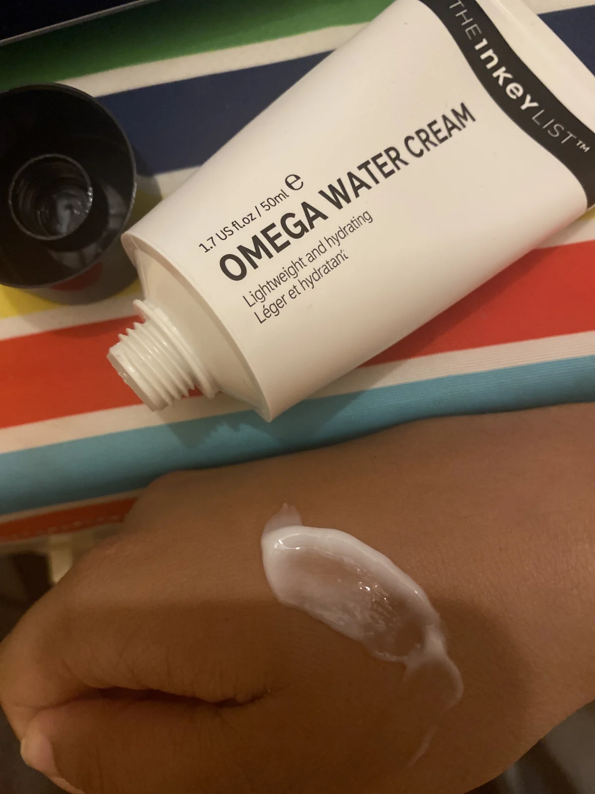 The Inkey List Omega Water Cream - review image