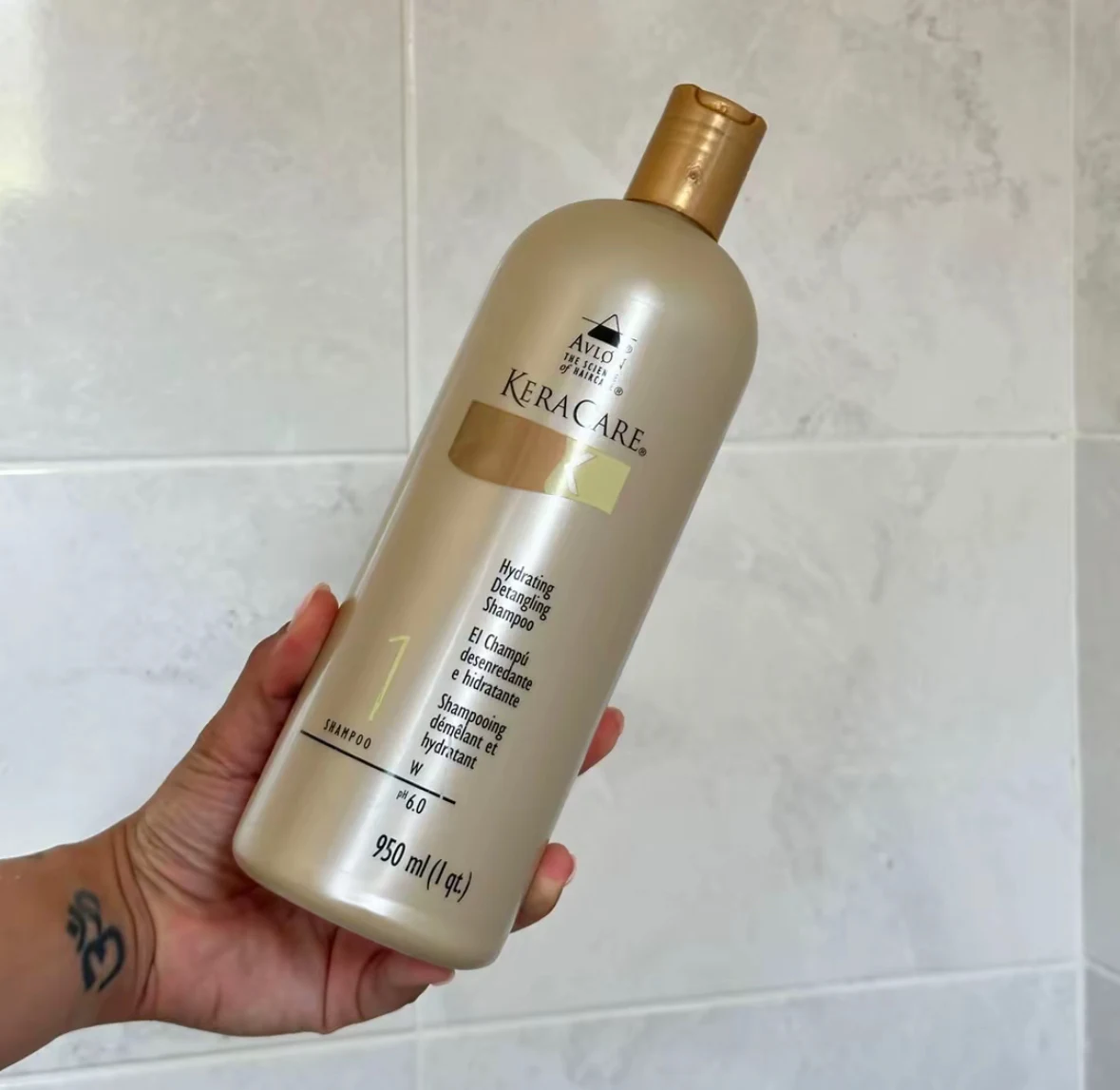 KeraCare 1st Lather Shampoo 950ml - review image