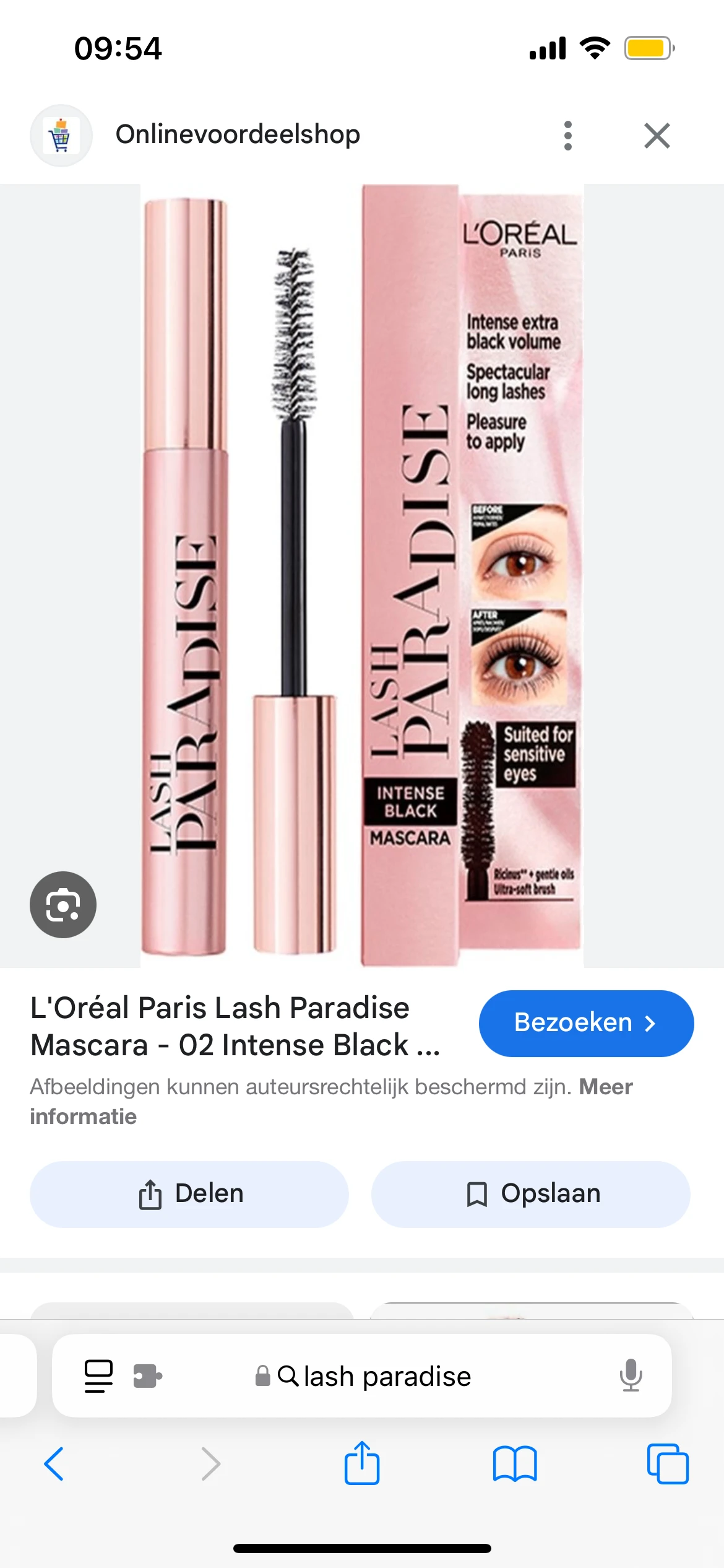 Paradise Extatic Lash Paradise Mascara Intense Black - review image