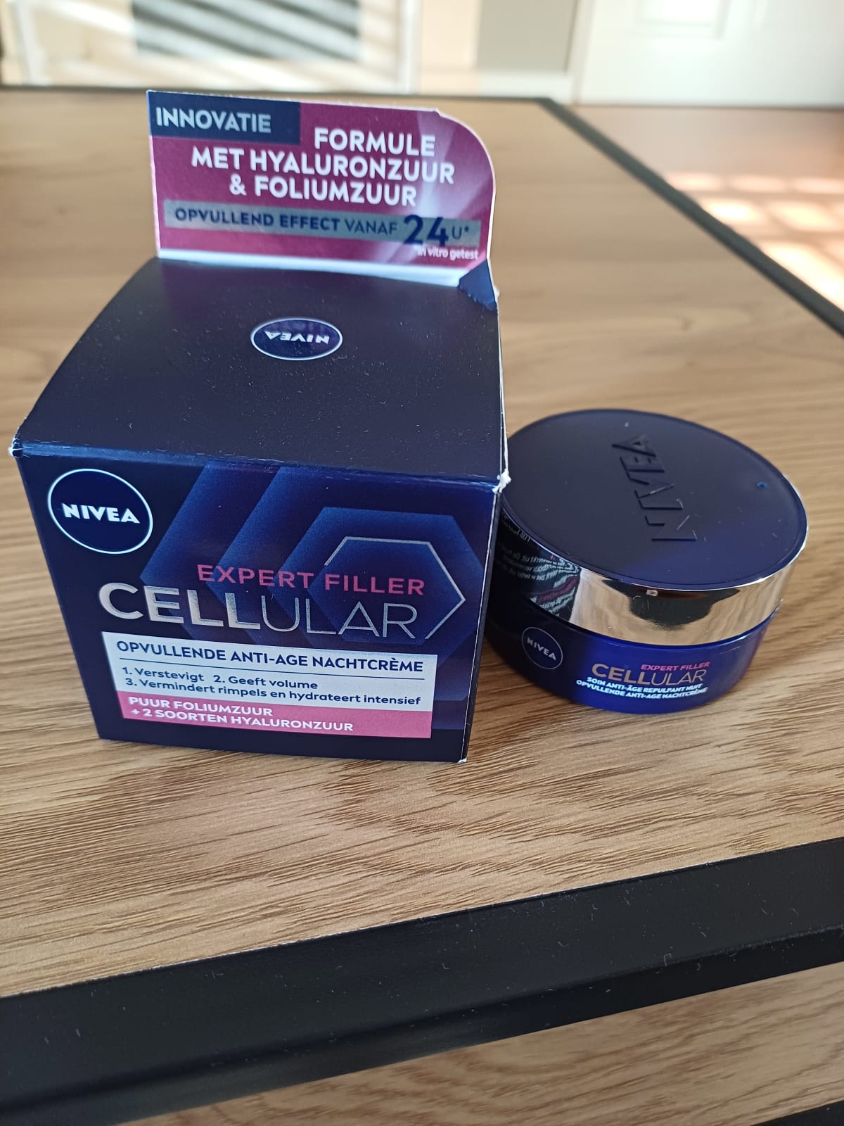 NIVEA CELLular Expert Filler Anti-Age - Nachtcrème - Ouder wordende huid - Hyaluronzuur - Collageen - 50 ml - review image