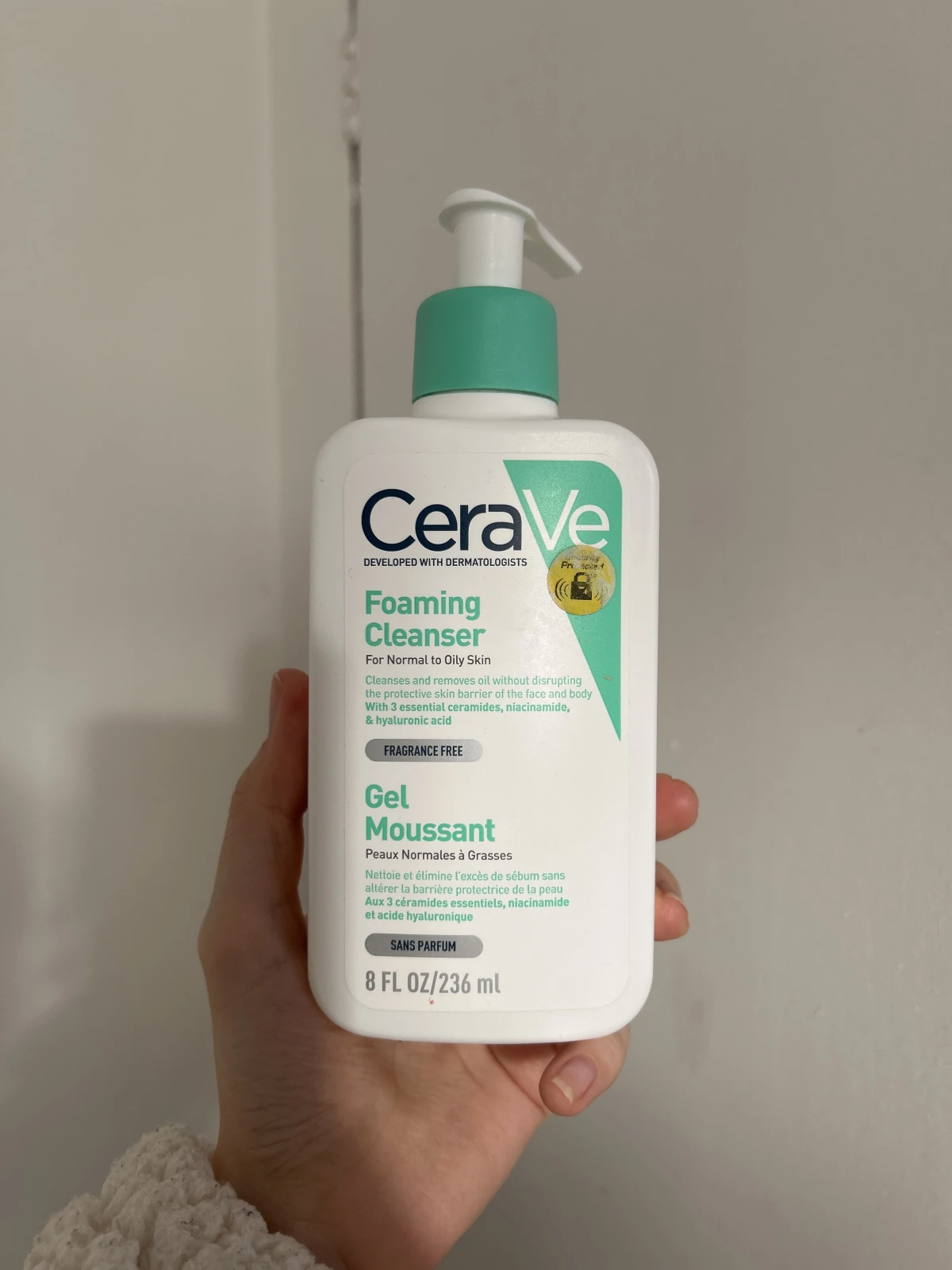 CeraVe Foaming Cleanser w/Pump - review image