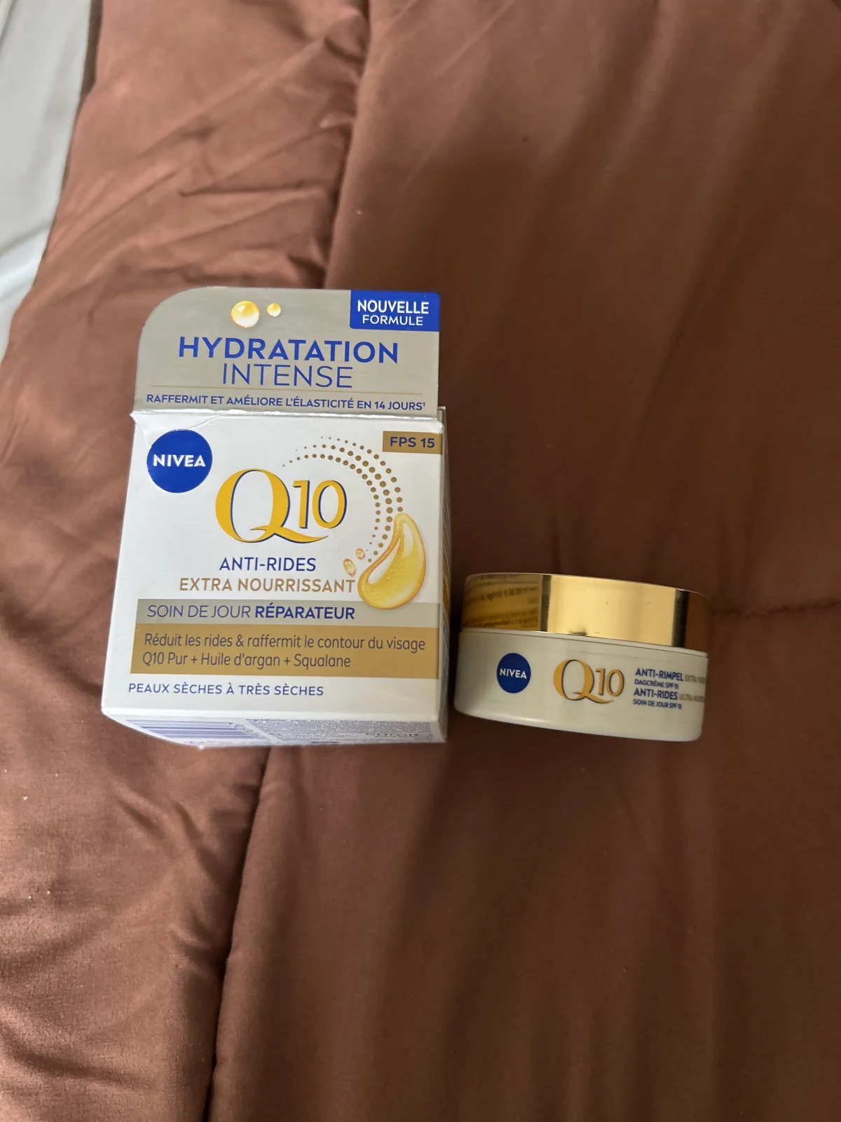 NIVEA Q10 Power Dagcrème Extra voedend – Anti-rimpel – SPF 15 – Bio arganolie – Droge huid – 50 ml - review image