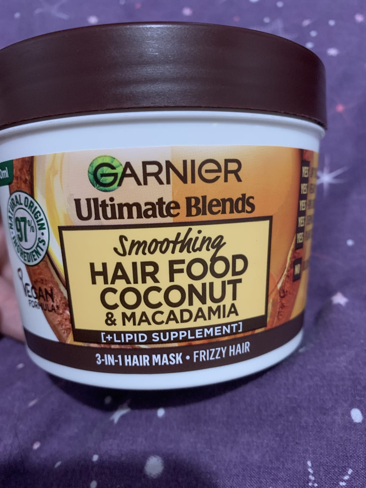 Garnier Fructis Hairfood Macadamia -Masker 390ML - review image