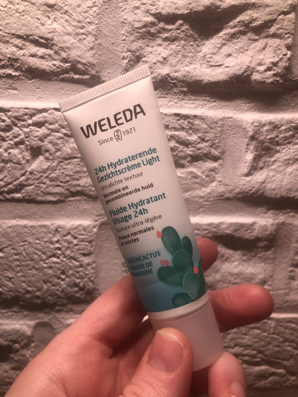 Hydraterende Gezichtscrème Cactus Opuntia 24h Weleda (30 ml) - review image