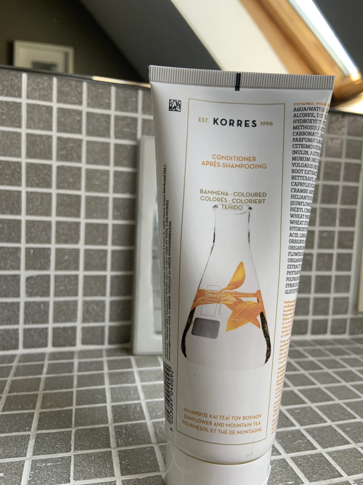 Korres Sunflower and Mountain Tea Conditioner - review image