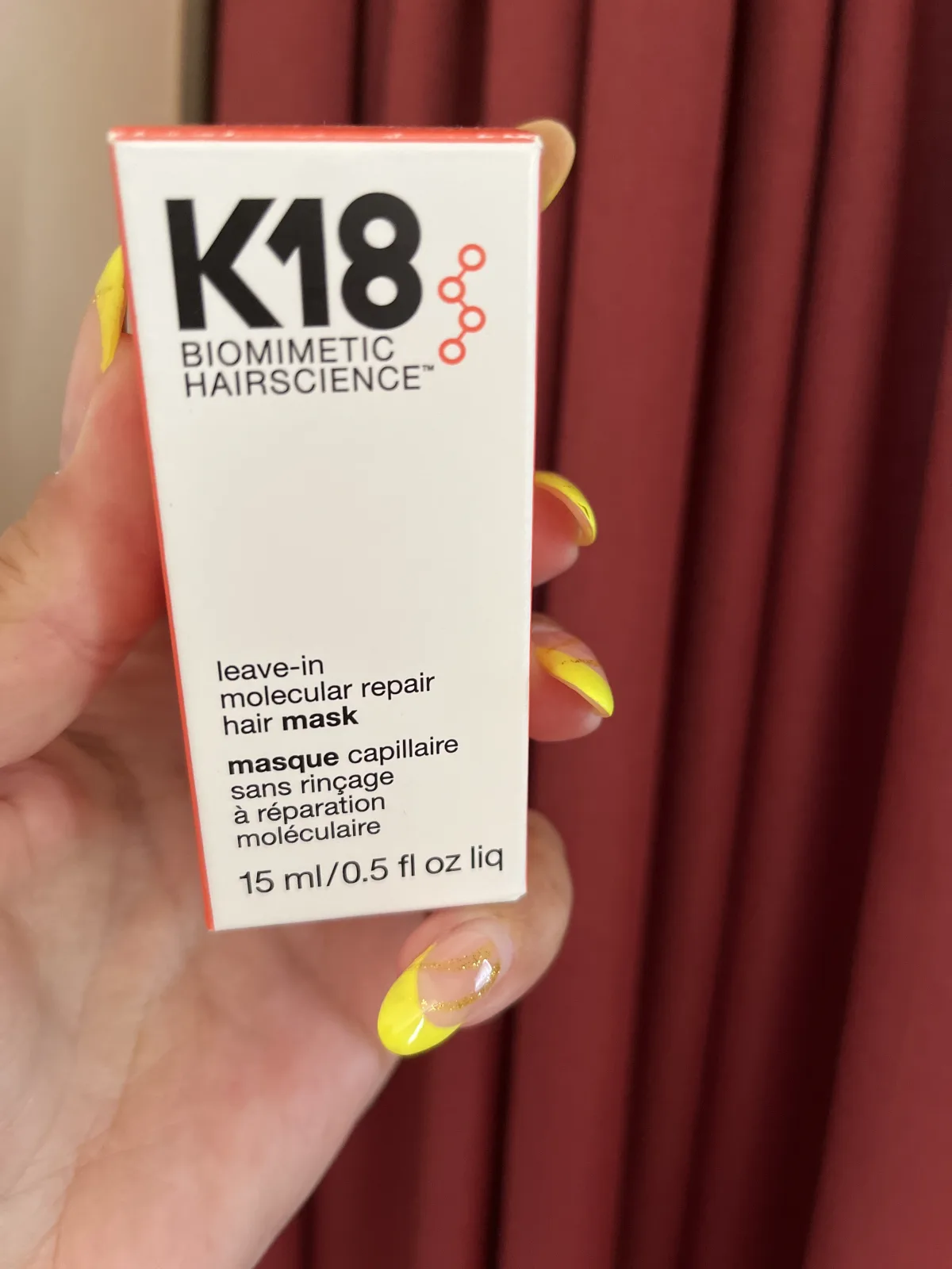 K18 Hair Leave-in Molecular Repair Mask 5 ml - review image