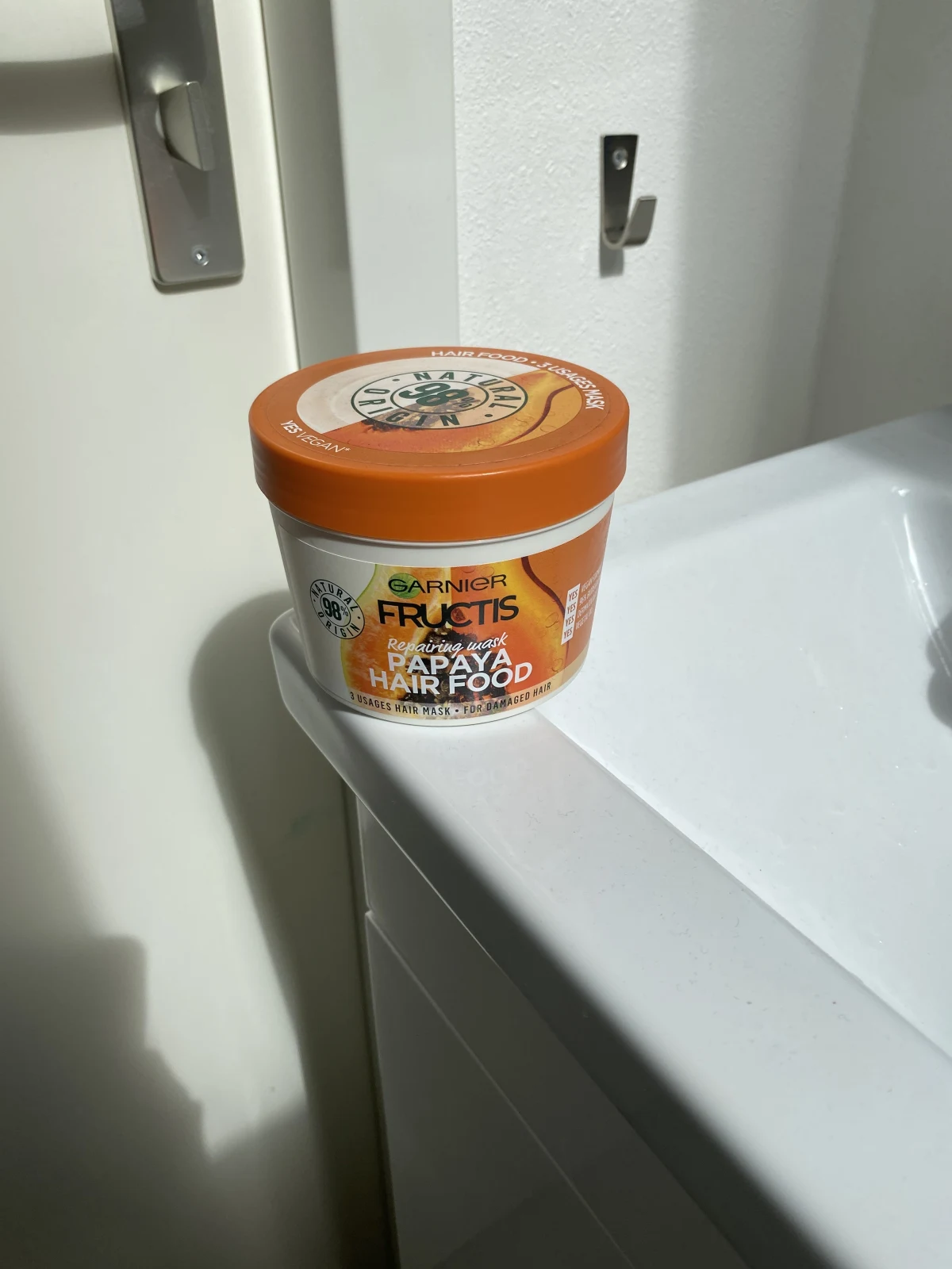 Garnier Fructis Hairfood Papaya- Masker 390ML - review image