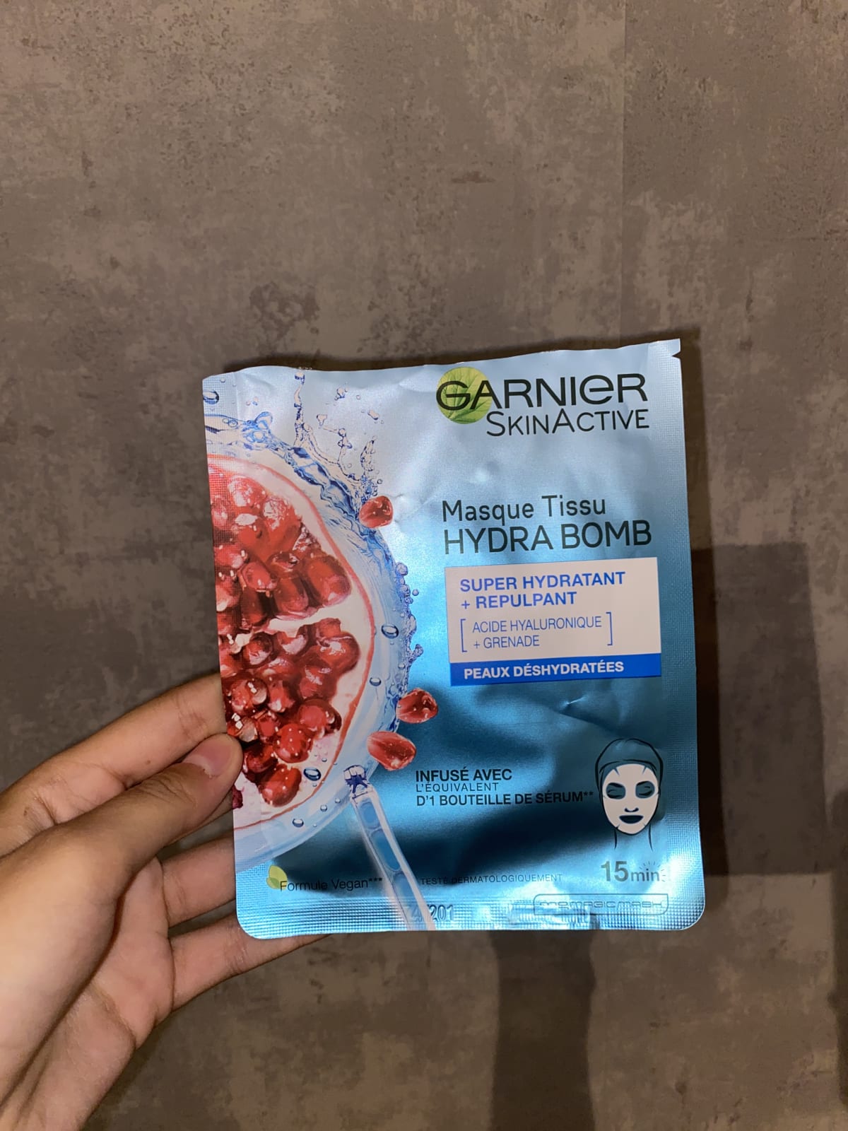 Garnier SkinActive - Hydra Bomb Sheet Masker met Granaatappel - Gezichtsmasker - 20 Stuks - Voordeelverpakking - review image