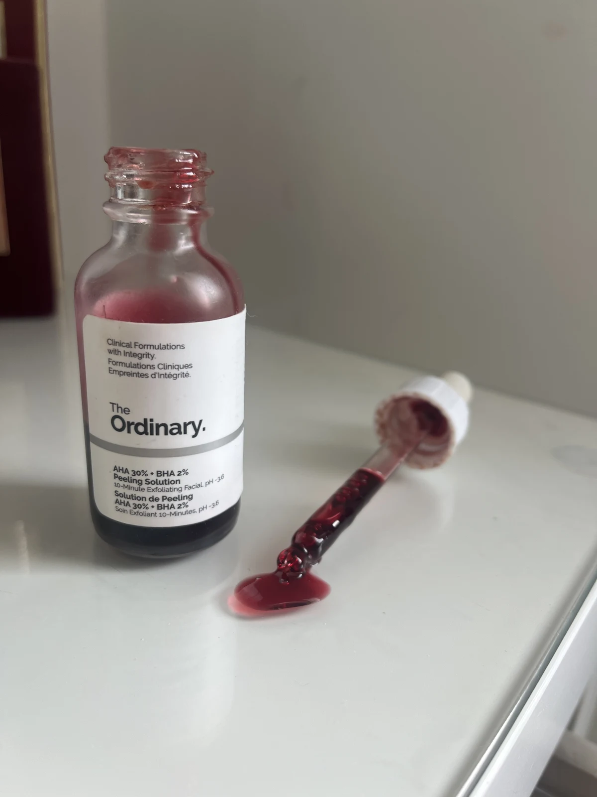 The Ordinary Direct Acids AHA 30% + BHA 2% Peeling Solution - review image