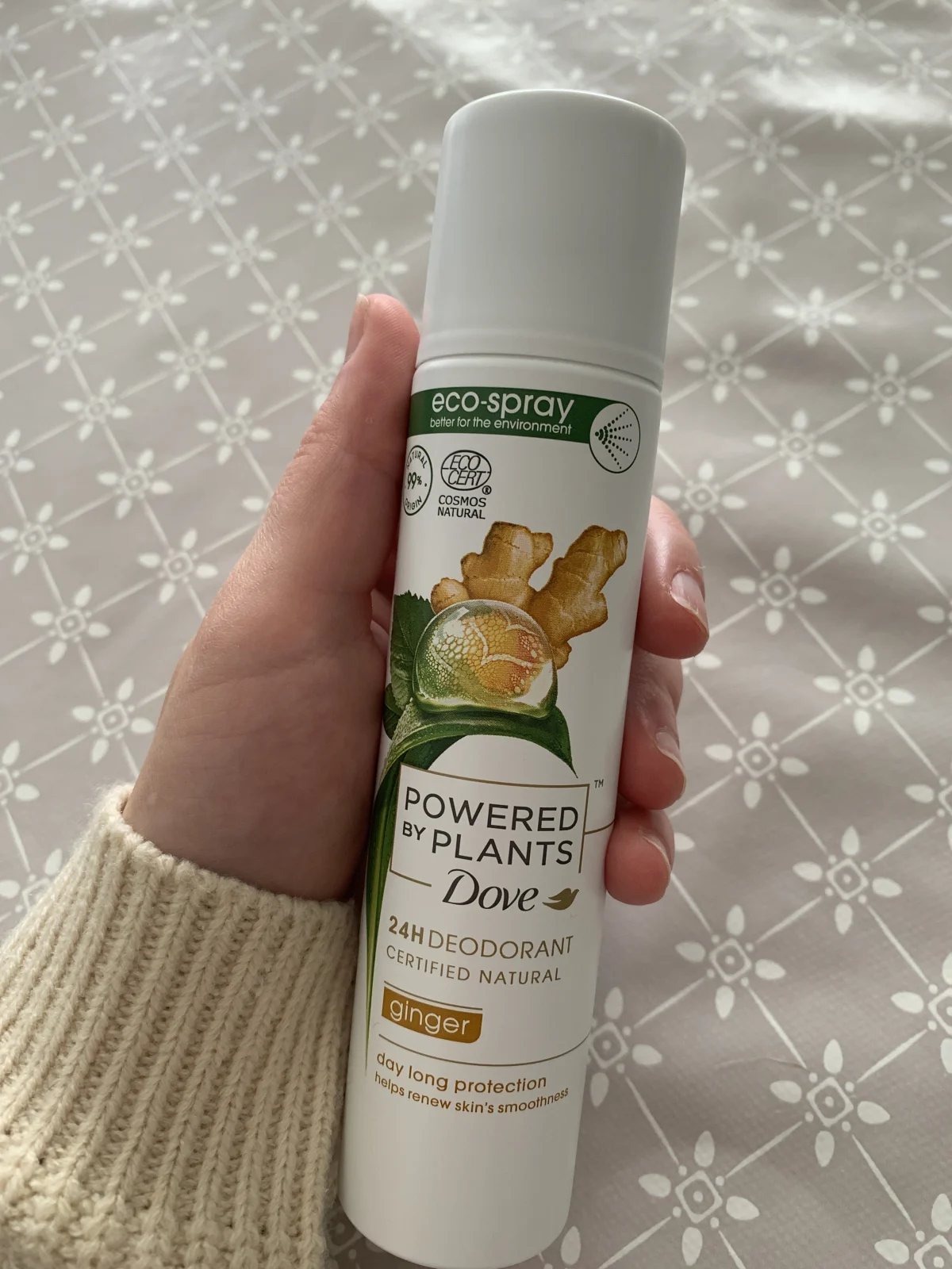 Dove Powered by Plants Deodorant Ginger 75ml - review image