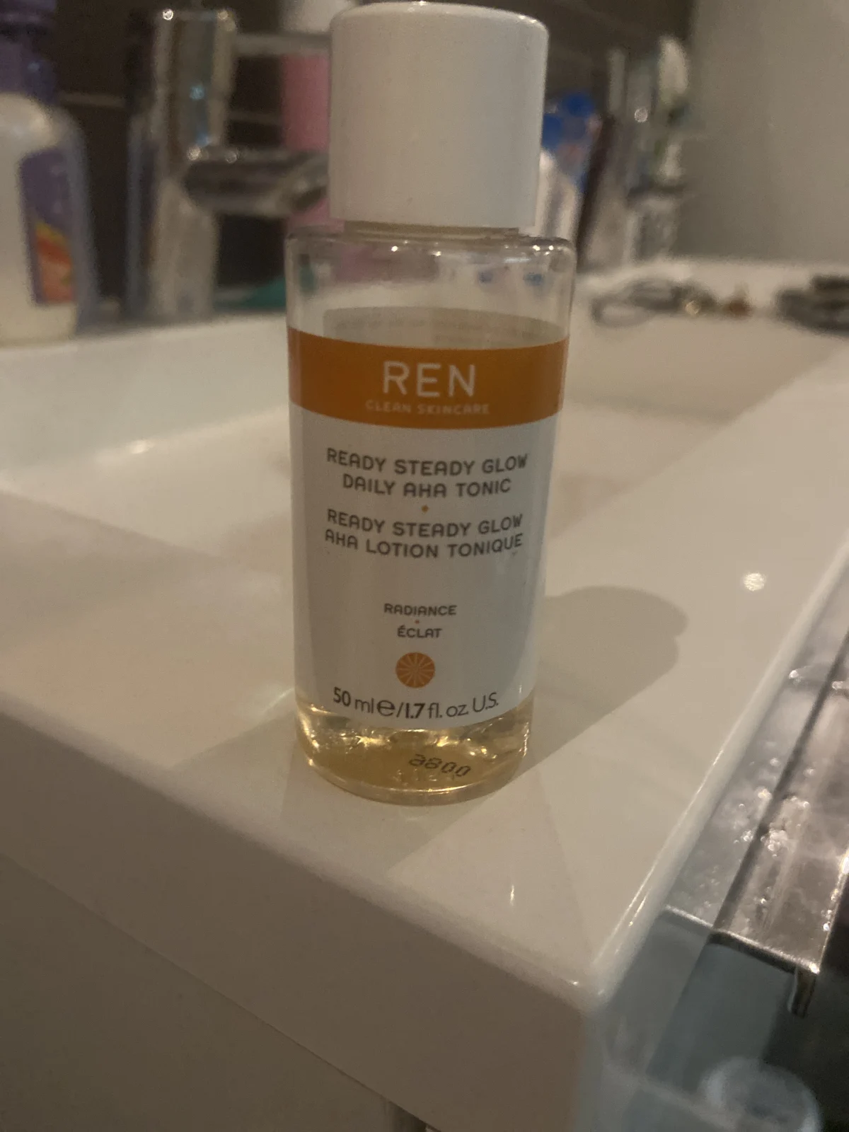 REN Ready Steady Glow Daily AHA Tonic 250ml - review image