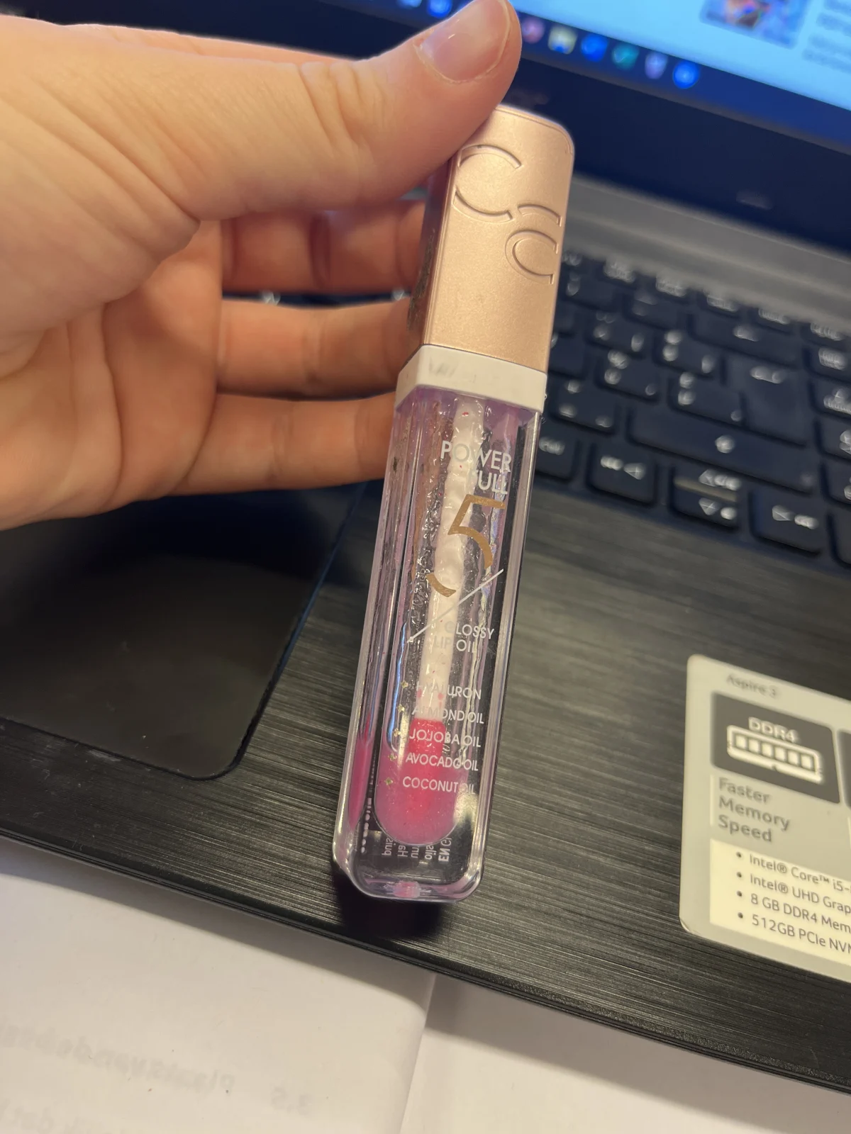 CATRICE Power Full 5 Liquid lipbalsem 010 Glossy Apricot Vrouwen 4,5 ml - review image