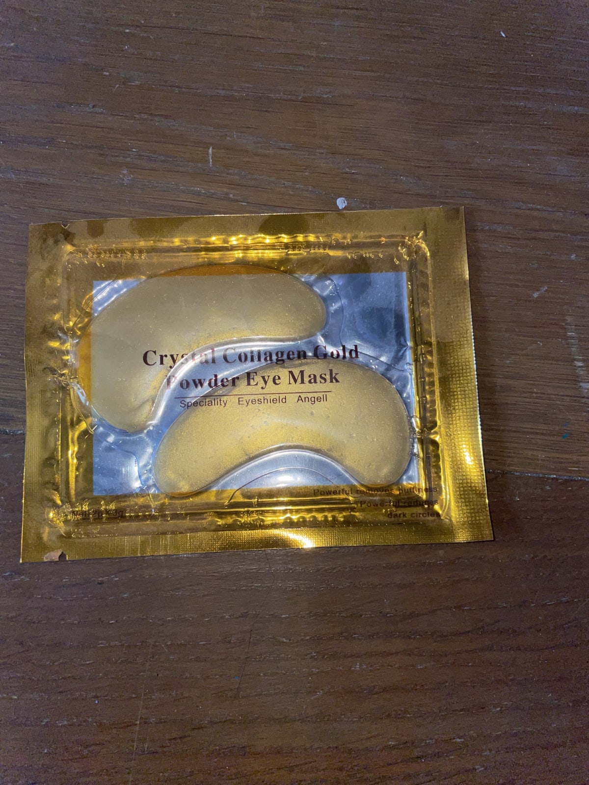 Crystal Collagen Gold Powder Eye Mask / Collageen oogmasker / Hydrogel 24K goud / 8 stuks = 4 paar - review image