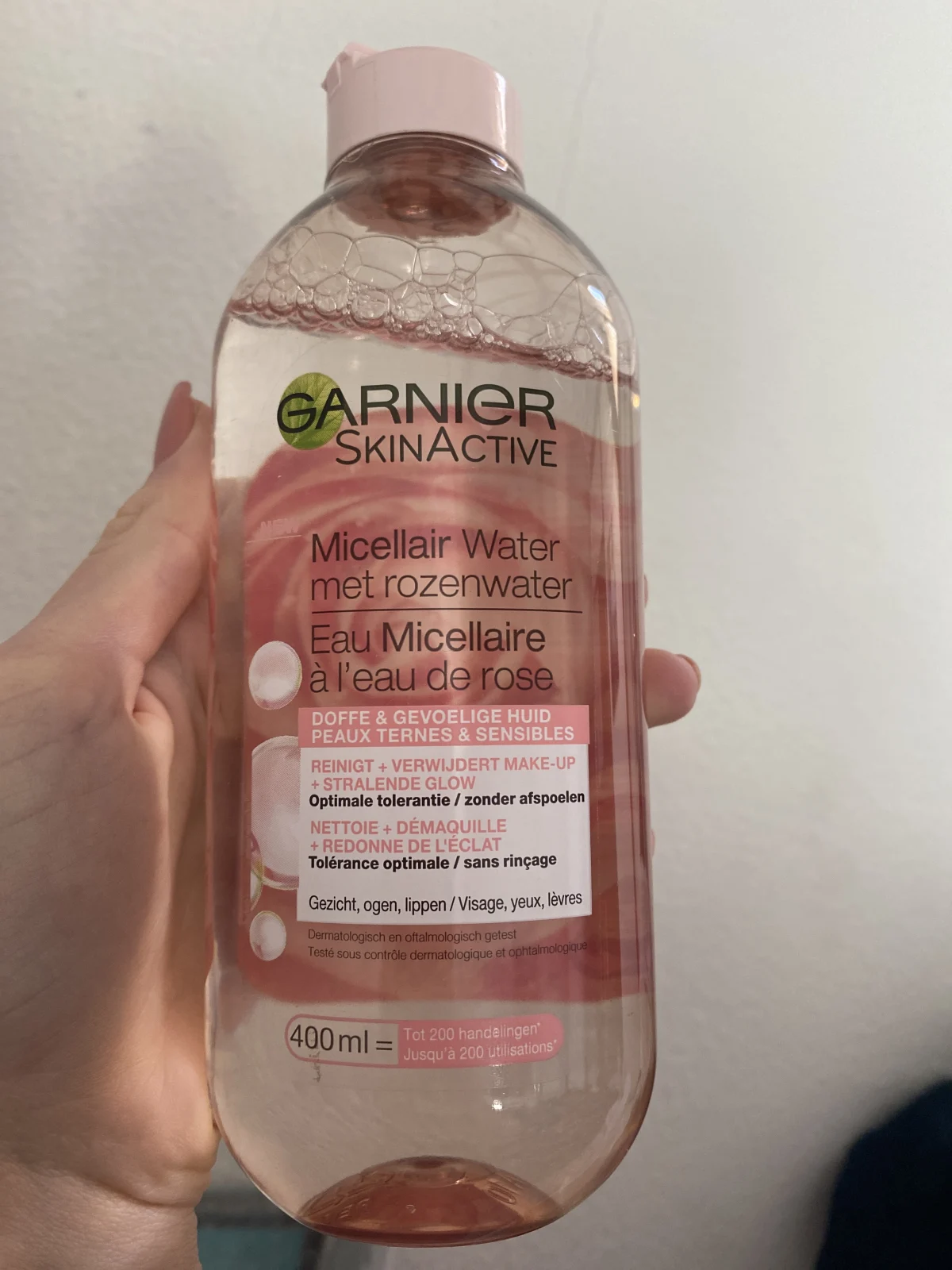 Garnier Skinactive Face Micellair Reinigingswater Met Rozenwater - 6 x 400ml - Voordeelverpakking - review image