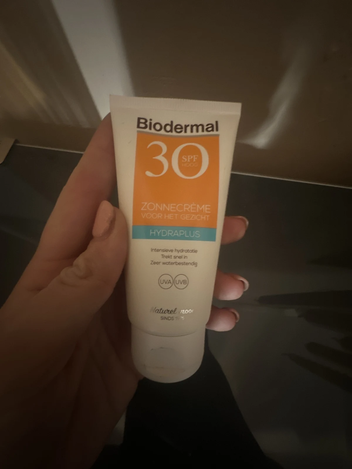 Biodermal Zonnebrand - Zonnebrandcreme gezicht - Hydraplus Face SPF30 50ml - review image