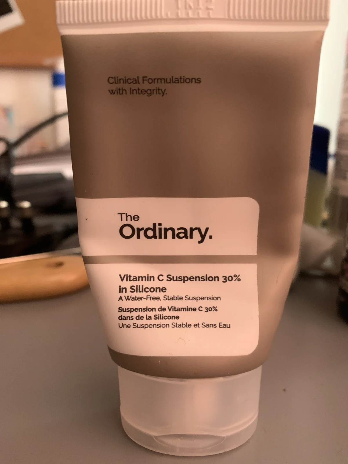 The Ordinary Even skin tone Suspension 30% in Silicone - review image