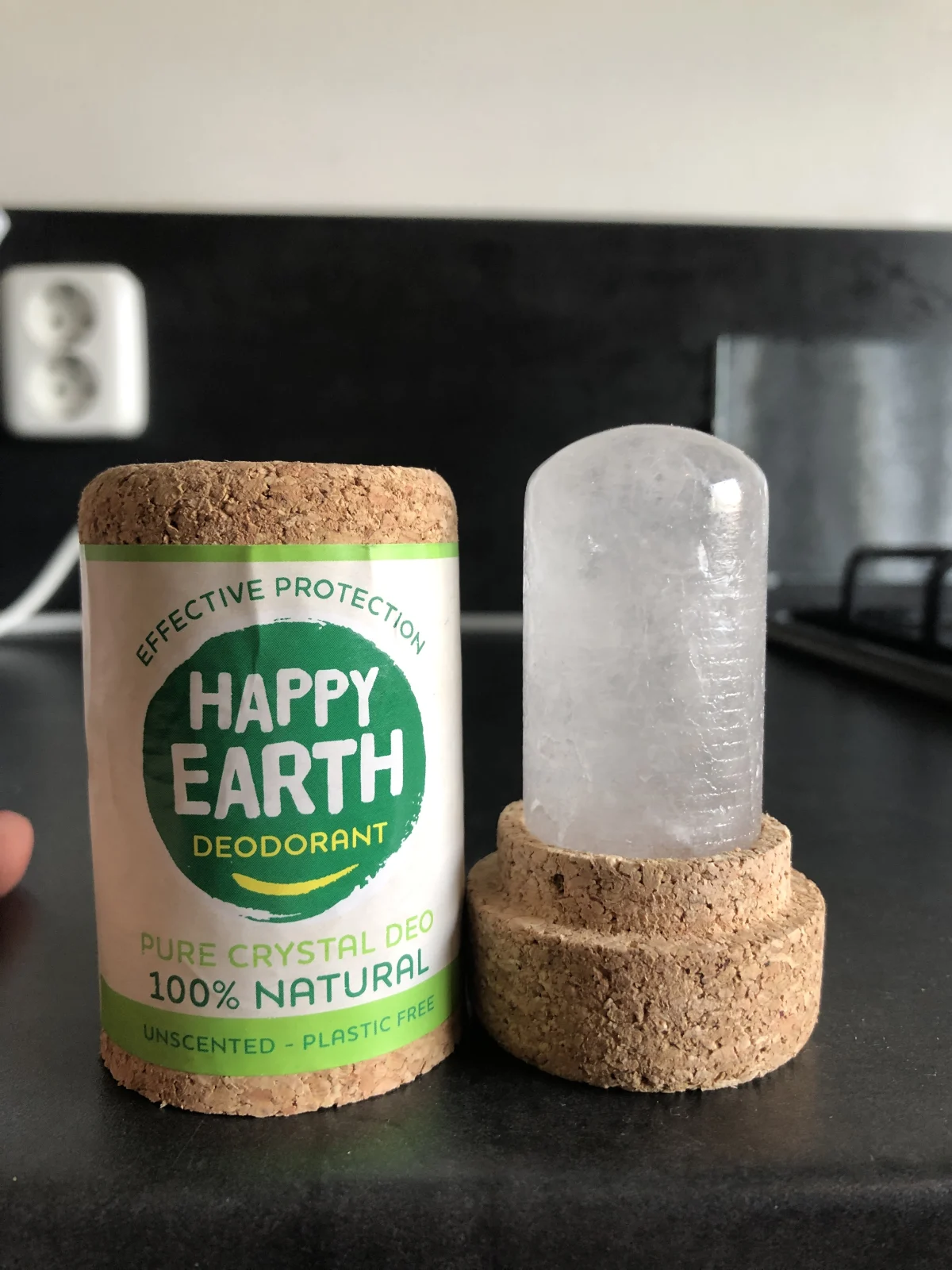 Happy Earth 100% Natuurlijke Deodorant Crystal Unscented 90 gr - review image