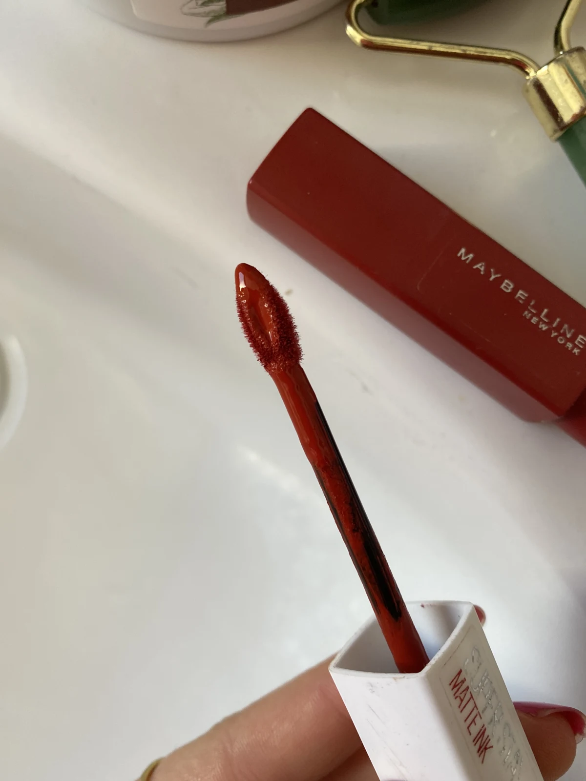 Lippenstift Superstay Ink Maybelline 40 Laugh Louder - review image