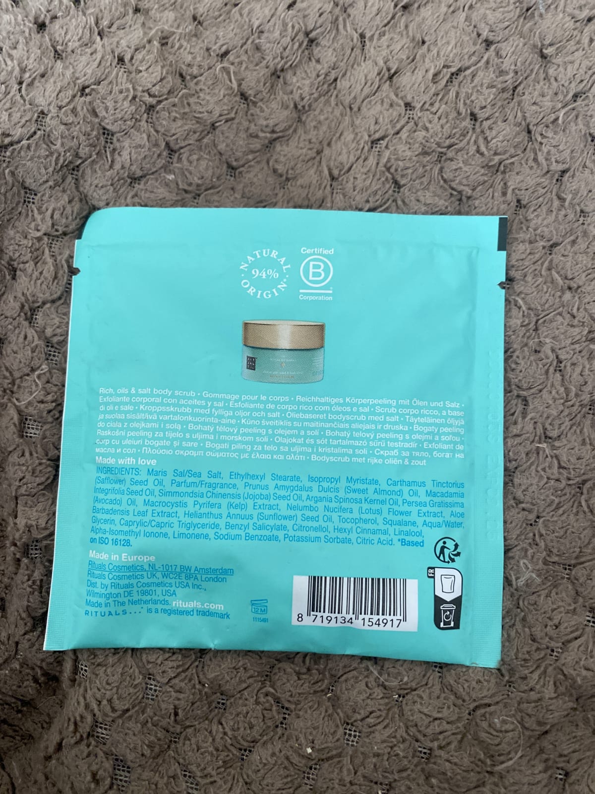 The Ritual of Karma Body Scrub - review image