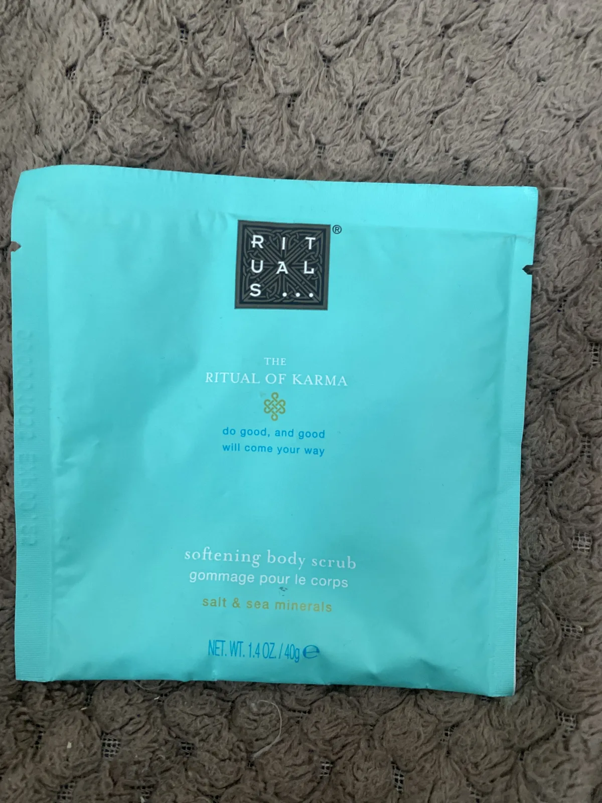 The Ritual of Karma Body Scrub - before review image