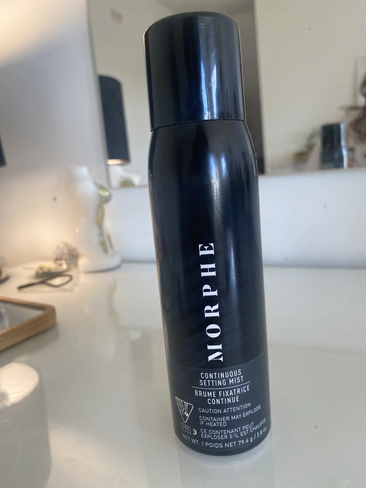 Morphe Continuous Setting Mist - before review image