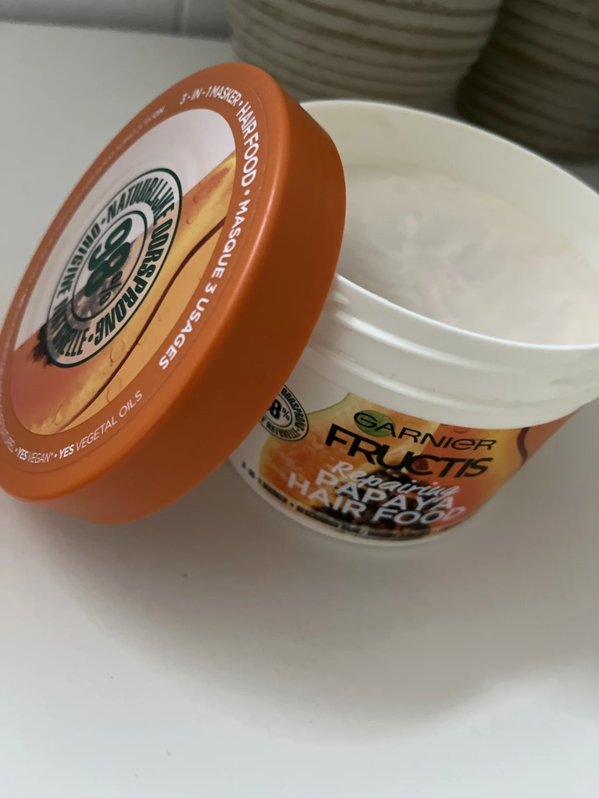 Garnier Fructis Hairfood Papaya- Masker 390ML - review image