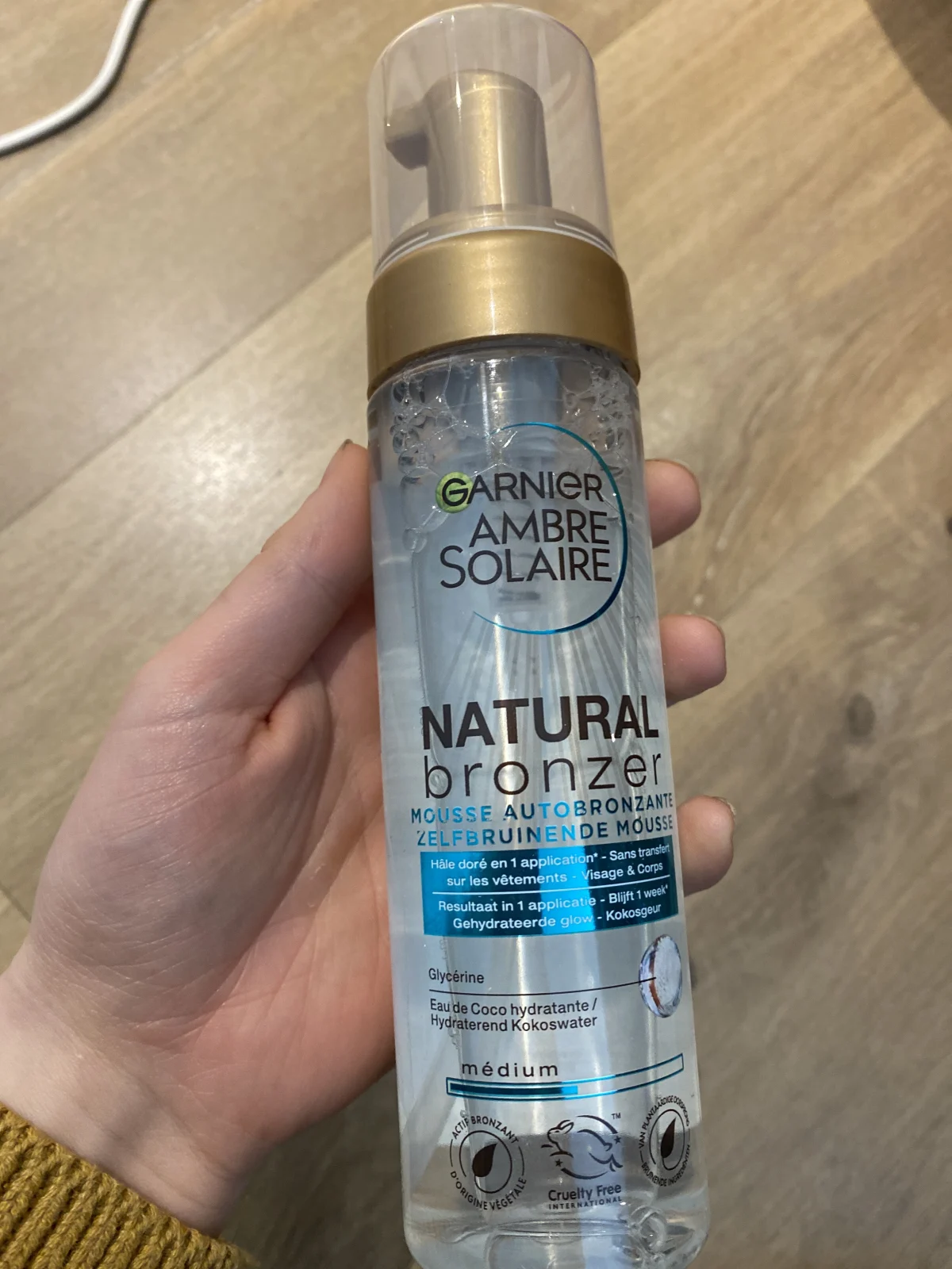 Garnier Ambre Solaire Self Tan Zelfbruiner Mousse - 200ml - review image