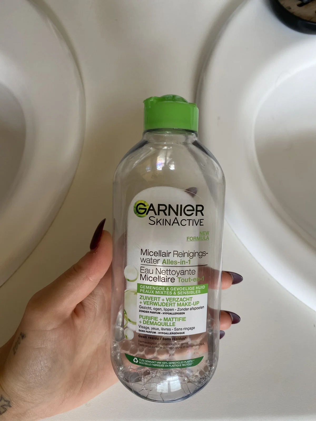 Garnier SkinActive - Micellair Reinigingswater Gemengde huid - 3 x 400ml - Micellair Water Voordeelverpakking - review image