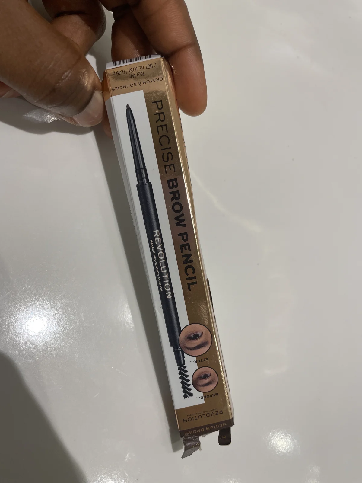 Makeup Revolution - Duo Brow Definer Dark Brown - - review image