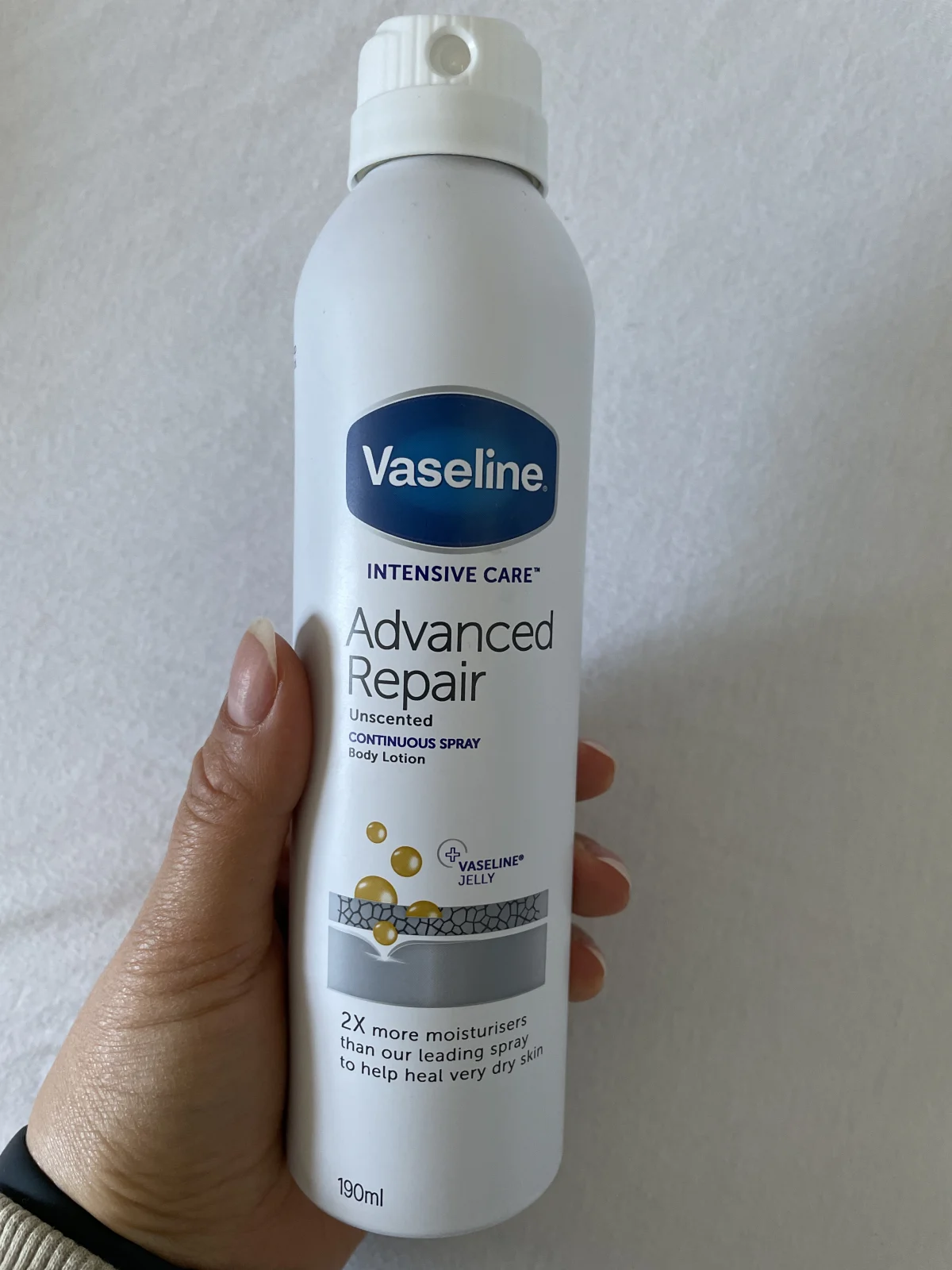 Vaseline bodylotion spray repair advanced - review image