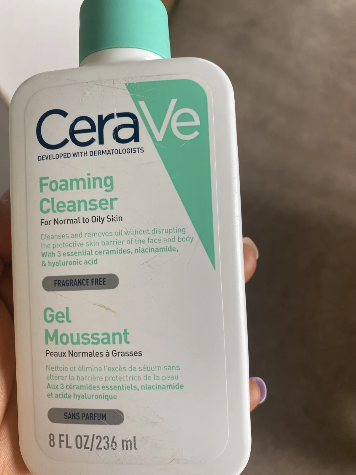 DUO SET - CeraVe Foaming Facial Cleanser 236 ml - gezichtsreiniger - CeraVeMoisturizers 50ml - Professional Face Care Vitamin C - review image