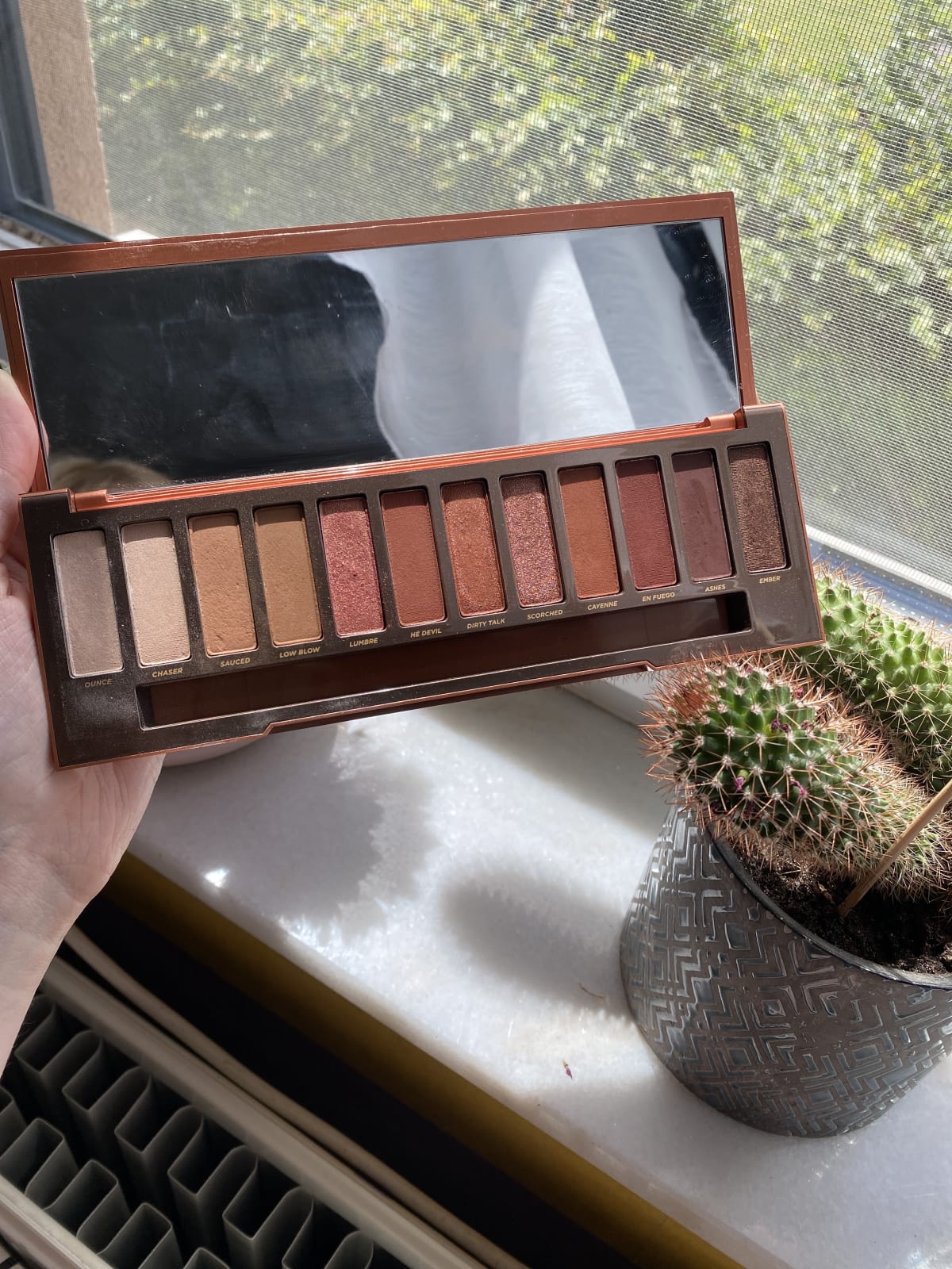 Urban Decay Oogschaduw Palette Urban Decay - NAKED HEAT Oogschaduw Ounce, Chaser, Sauced, Low Blow, Lumbre, He Devil, Dirty Talk, Scorched, Cayenne, En Fuego, Ashes, Ember - review image