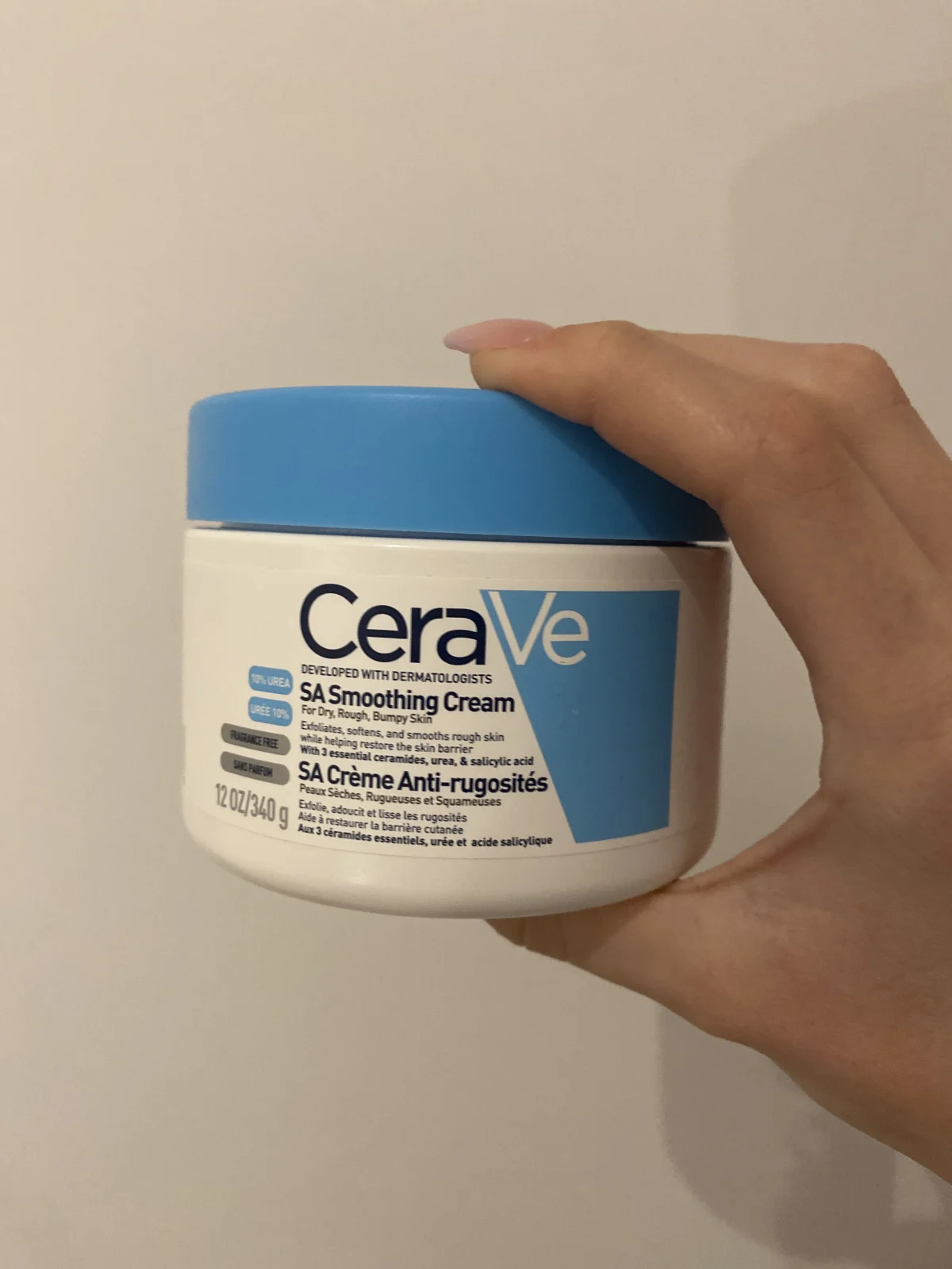 CeraVe - SA Smoothing Cream - Bodycréme - droge en ruwe huid - 340 g - review image