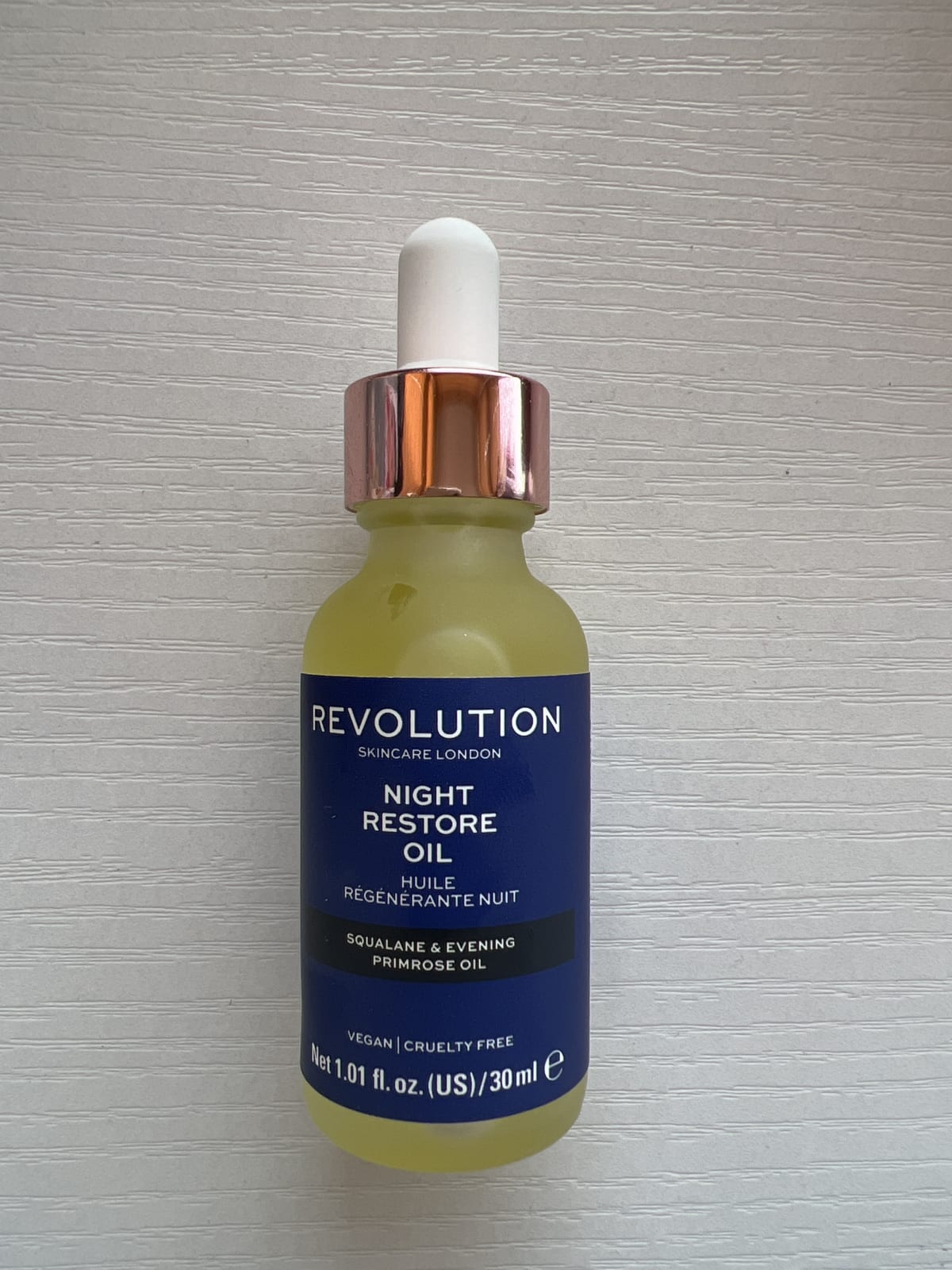 Revolution Skincare Night Restore Oil Serum 30ml - review image