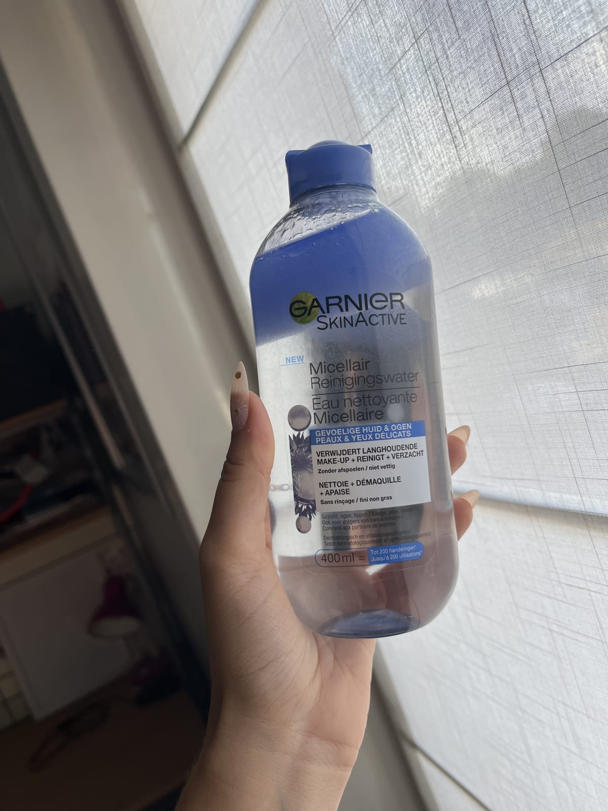 Garnier Skinactive Micellair Reinigingswater Delicate Huid en Ogen - 3 x 400 ml - Micellair Water Voordeelverpakking - review image